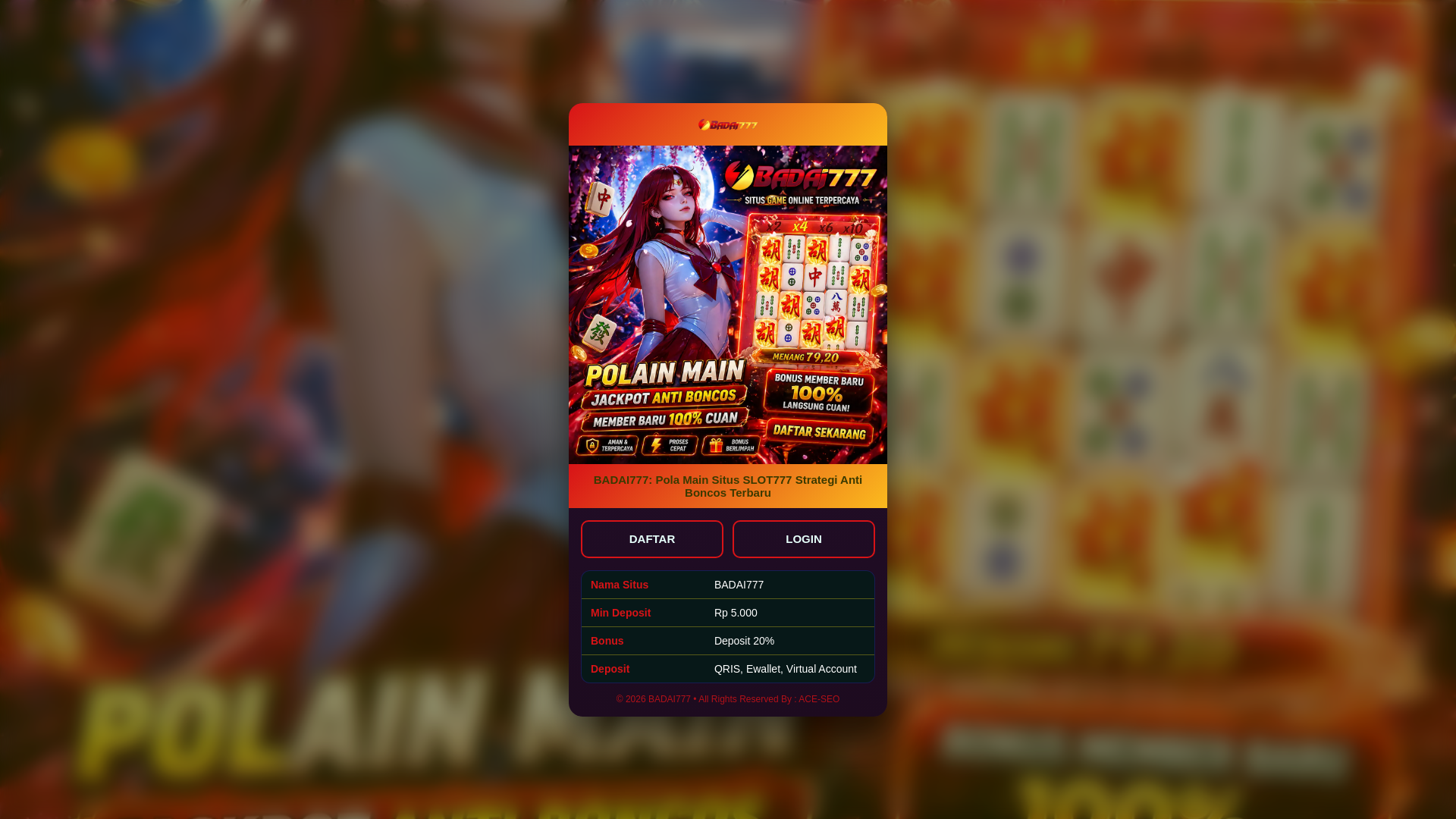 website screenshot of https://badai777-login-dr0.pages.dev/