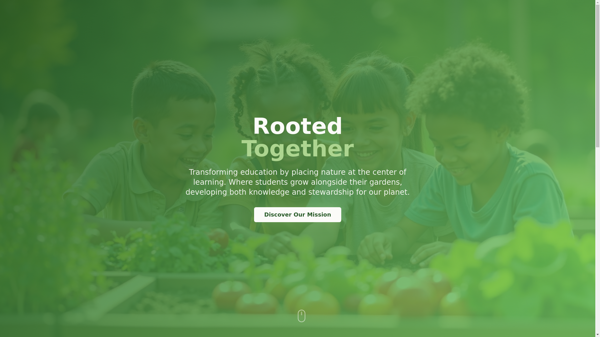 website screenshot of https://rootedtg.org/