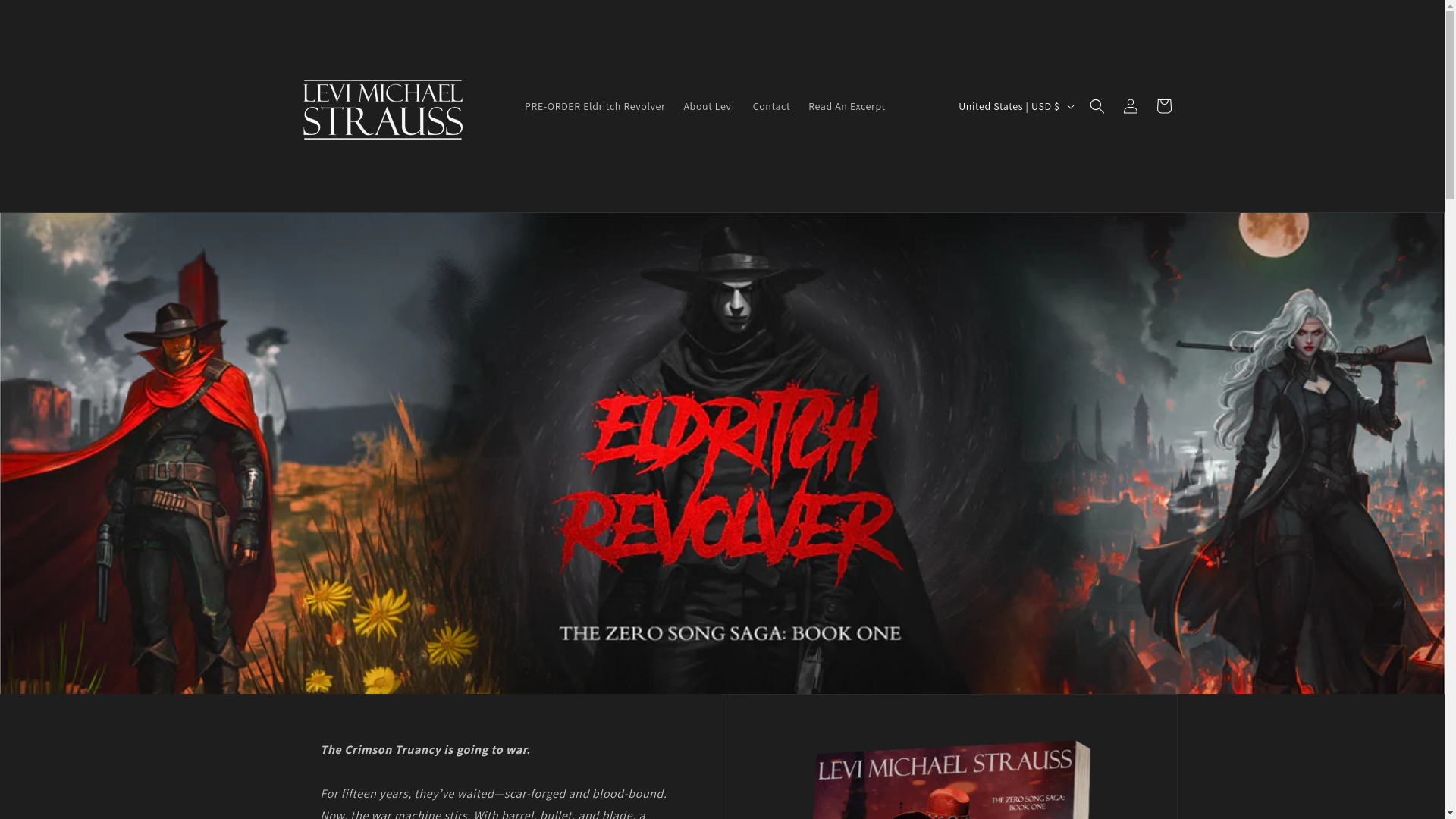 website screenshot of https://levimichaelcopy.ca/