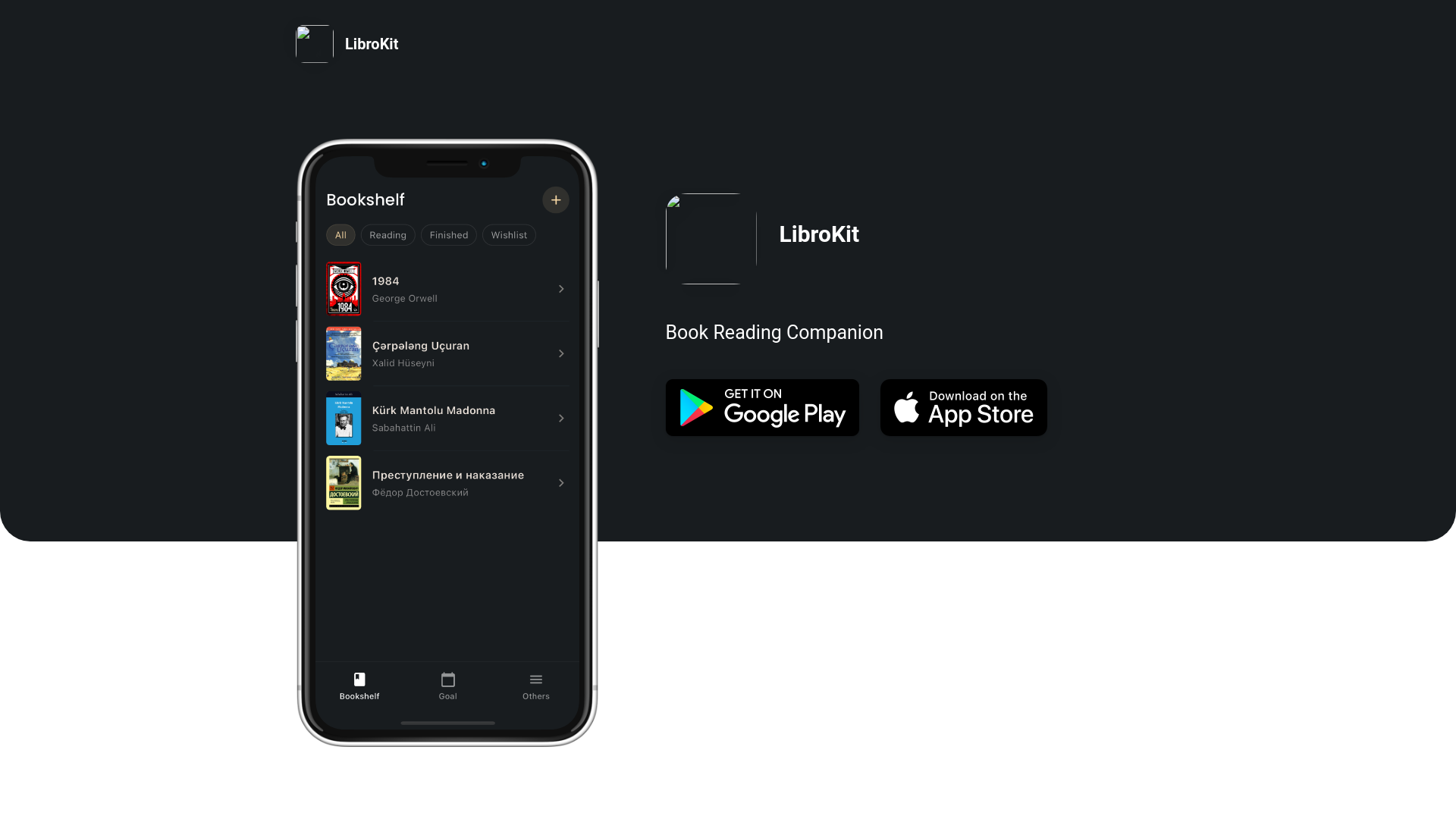 website screenshot of https://librokit.app/