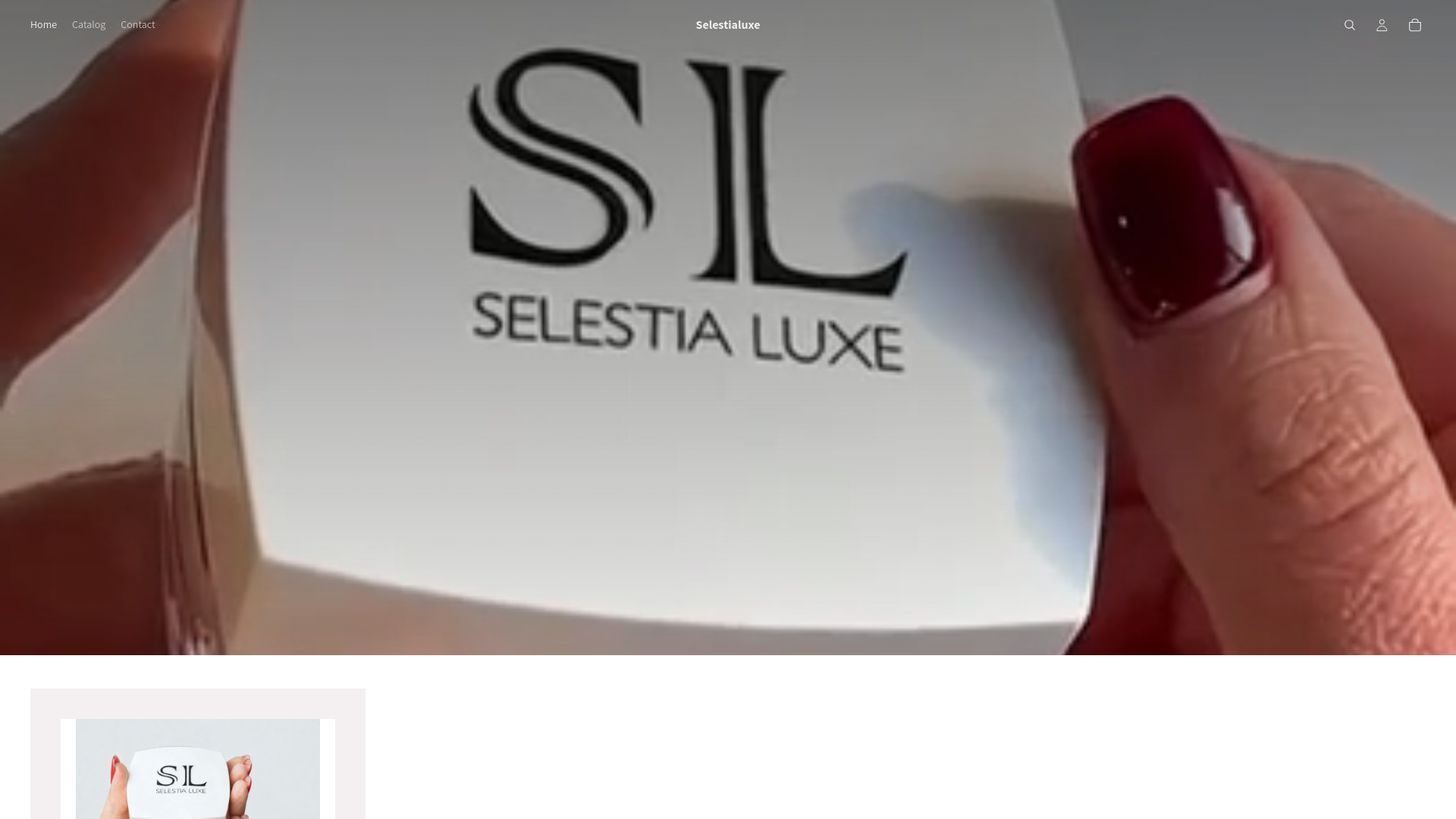 website screenshot of https://selestialuxe.shop