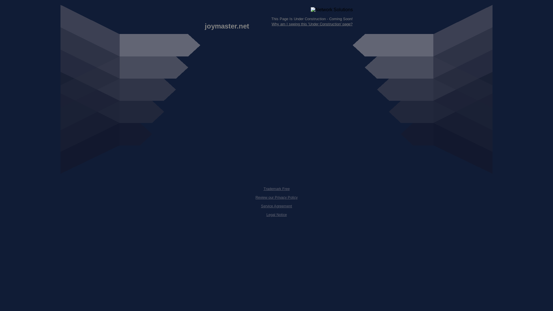 website screenshot of https://joymaster.net/