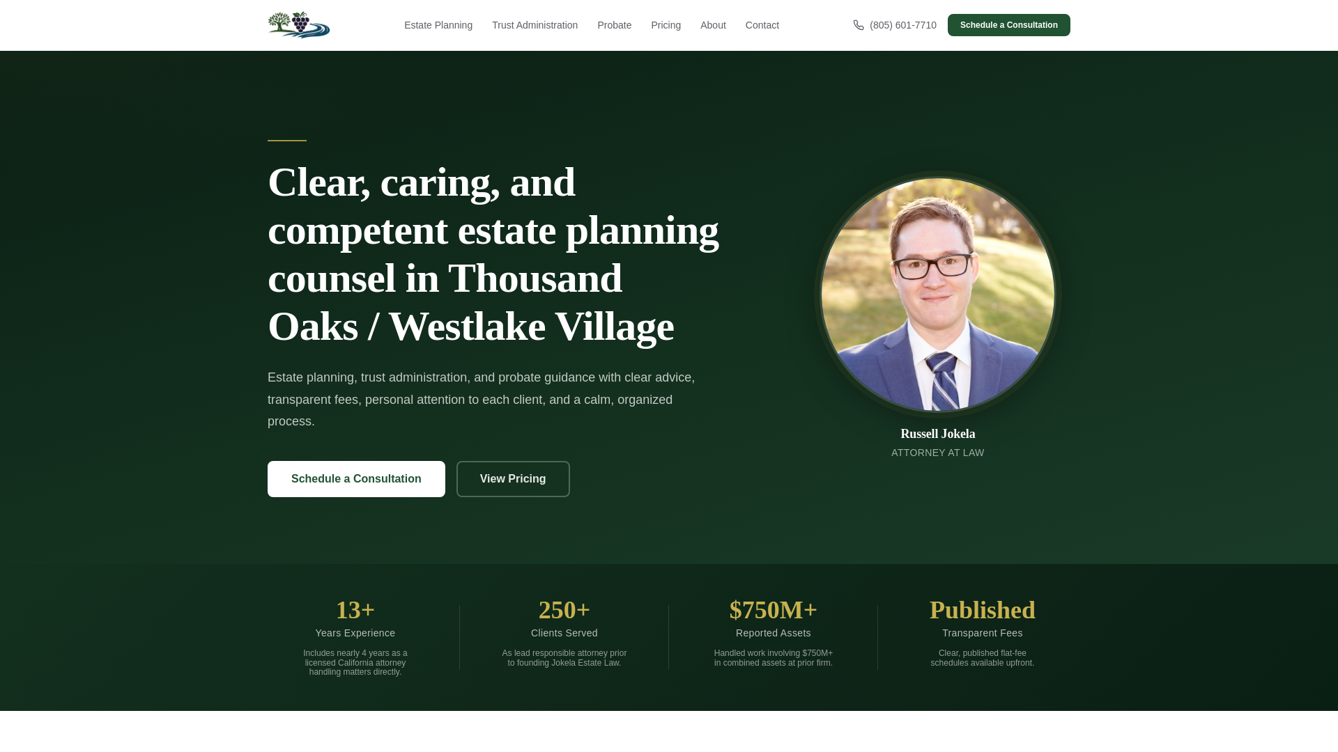 website screenshot of https://jokelalaw-website-1.pages.dev/