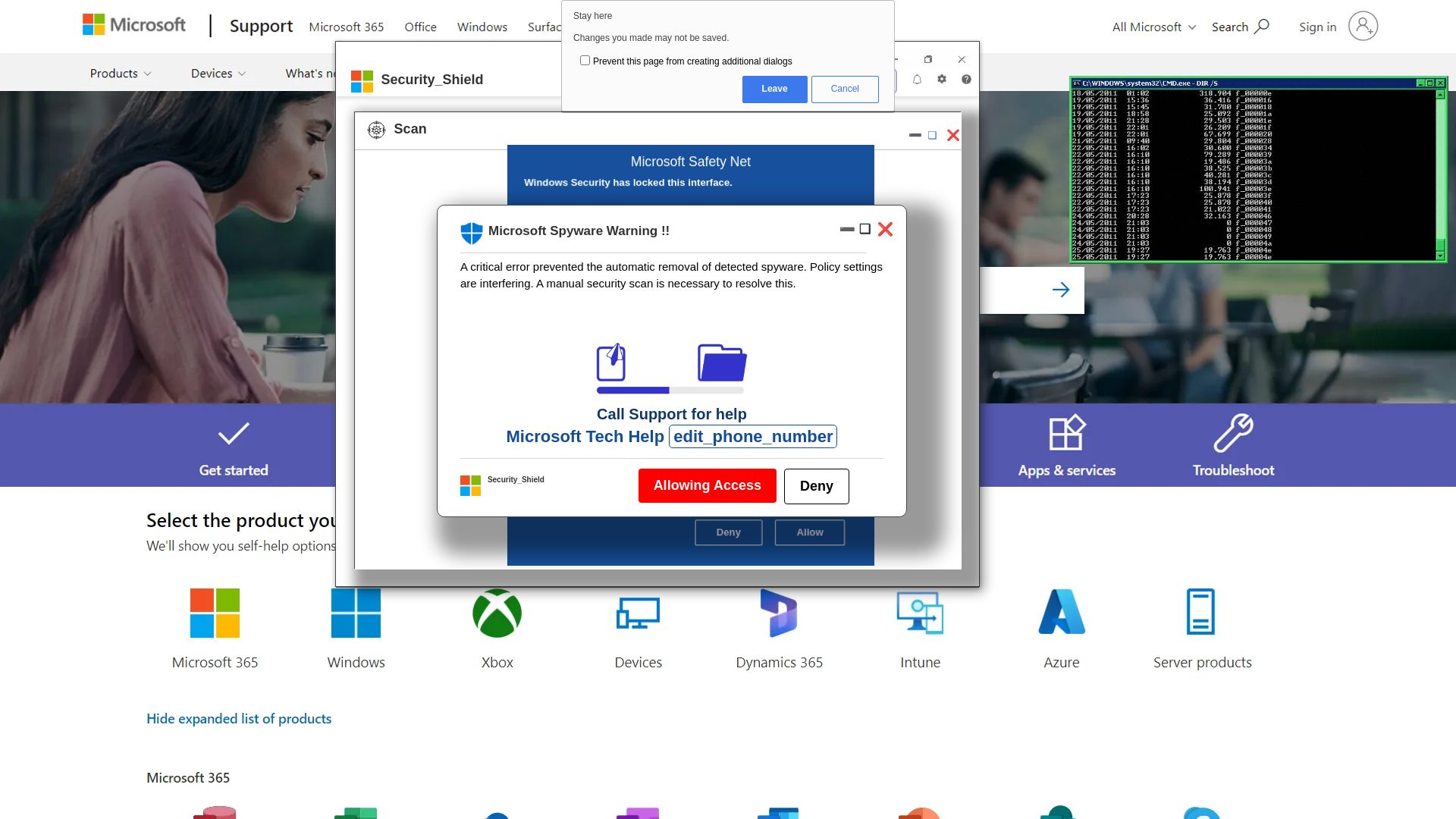 website screenshot of https://cipapetun.z43.web.core.windows.net