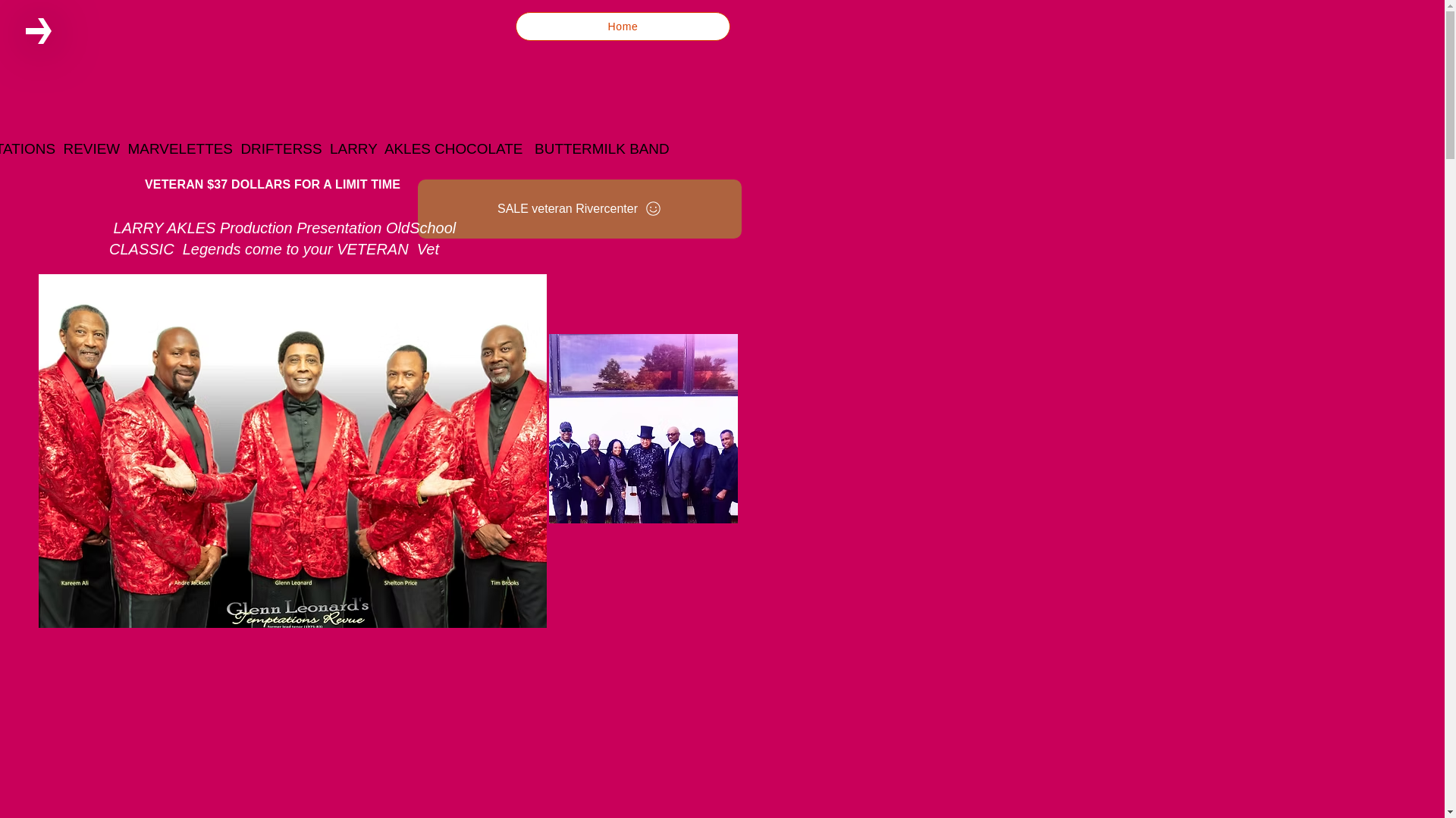 website screenshot of https://larryaklesproduction.com/
