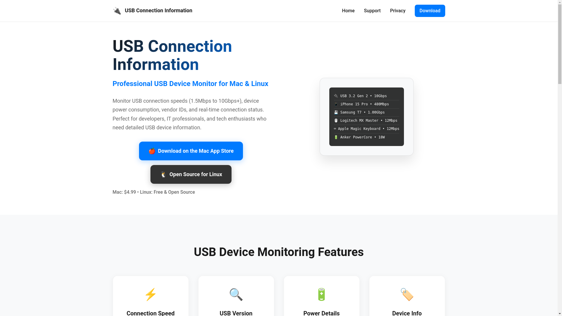 website screenshot of https://usbconnectionfoweb.pages.dev/