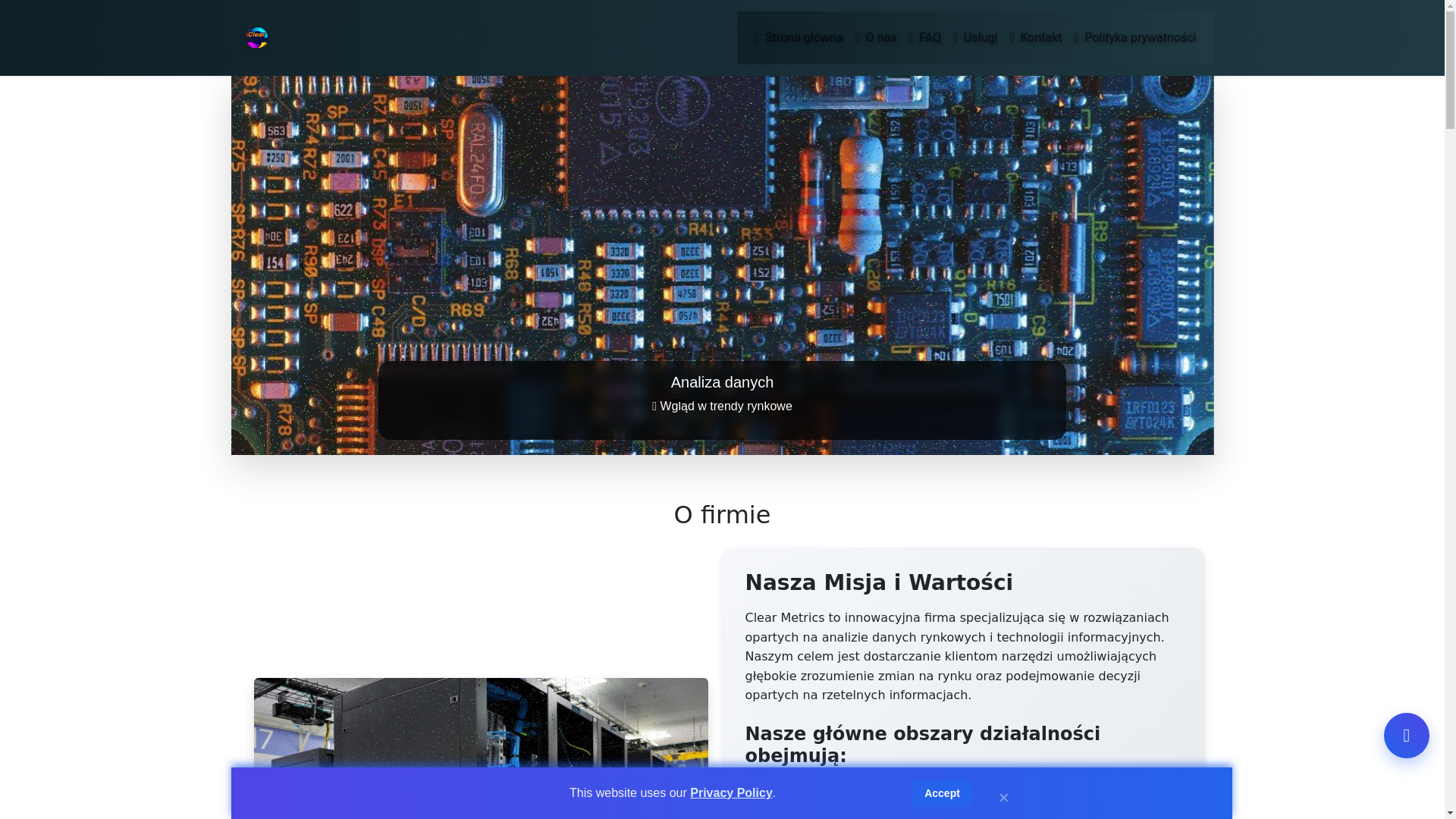 website screenshot of https://clearmetrics.sbs/