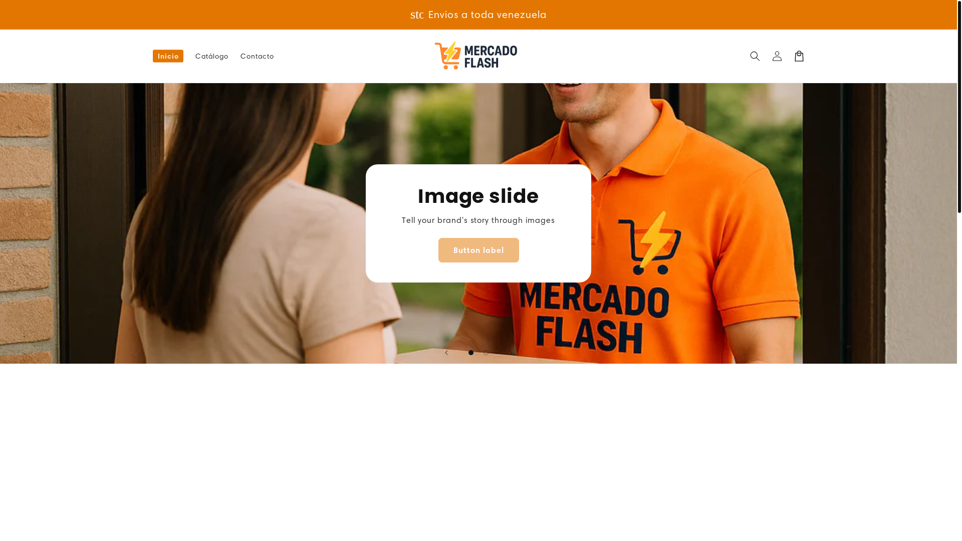 website screenshot of https://mercado-flash.shop/