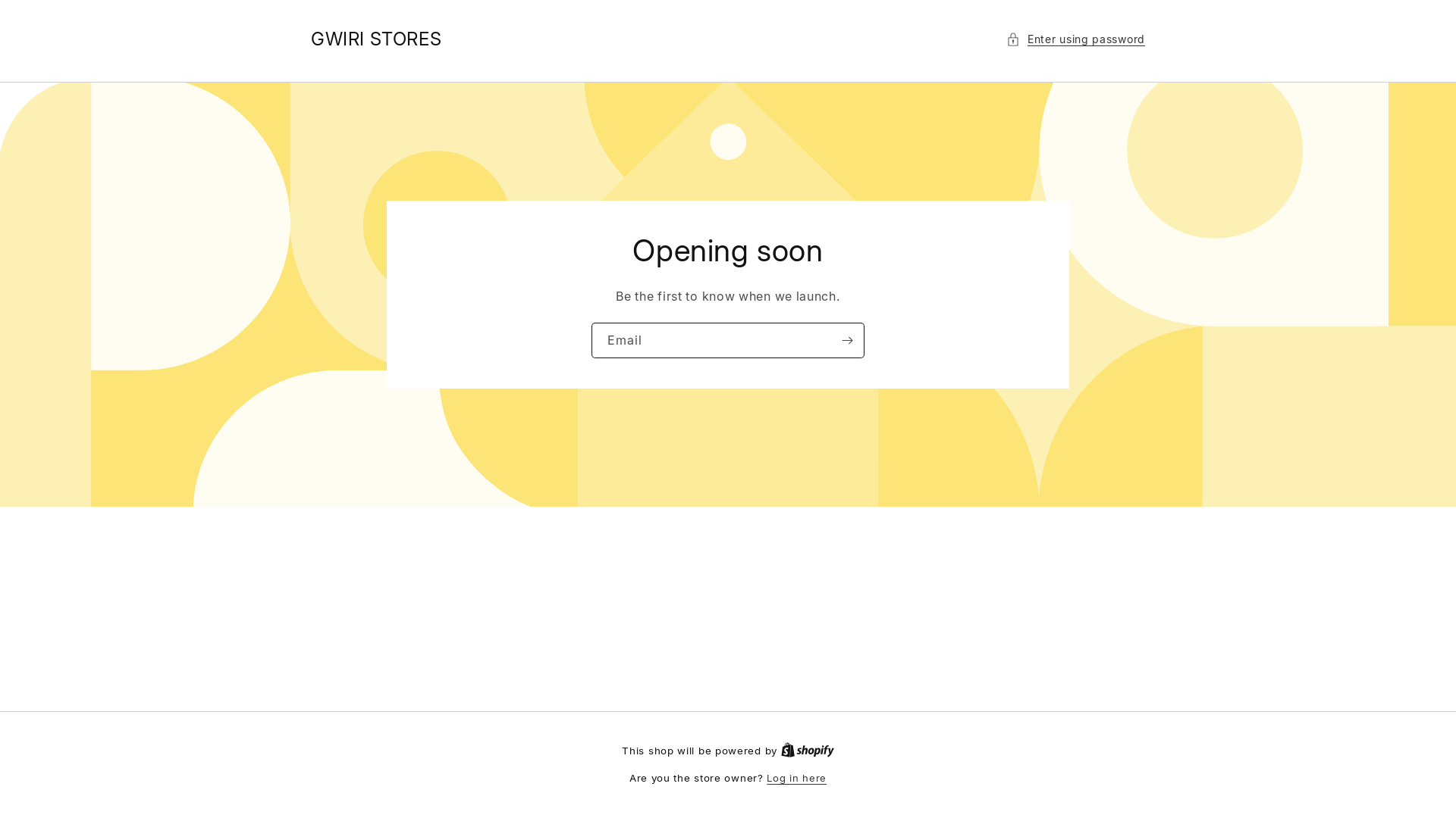 website screenshot of https://gwiristores.com/