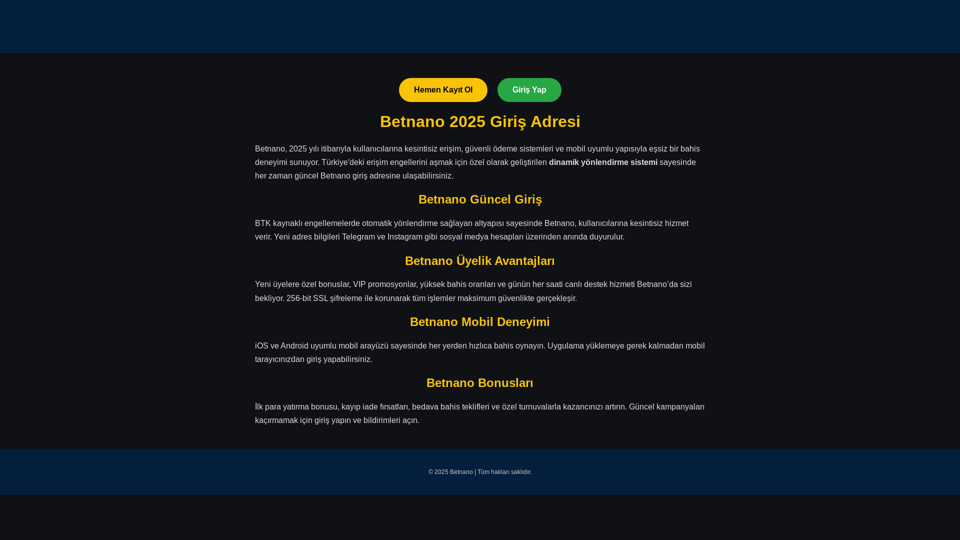 website screenshot of https://betnanoerisimadresi.com/
