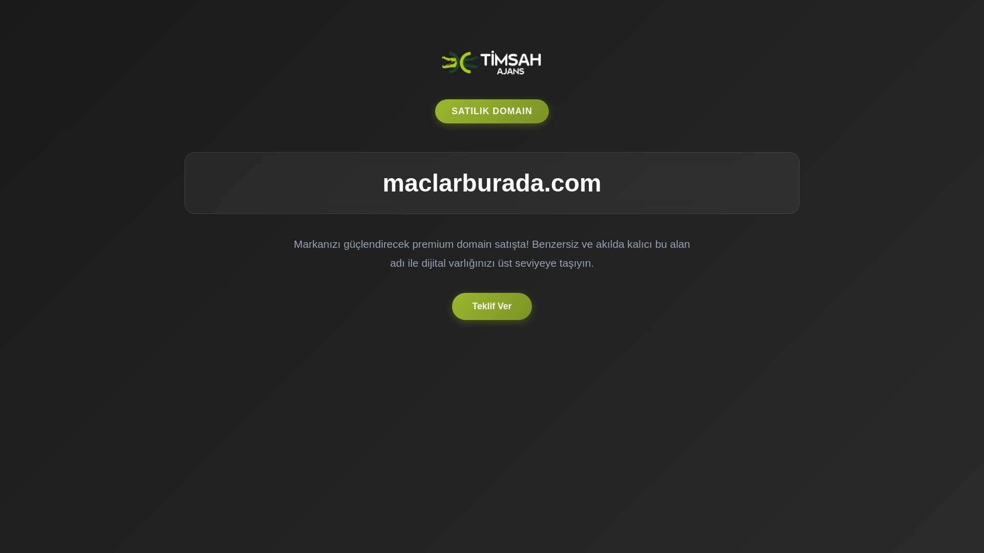 website screenshot of https://maclarburada.com/