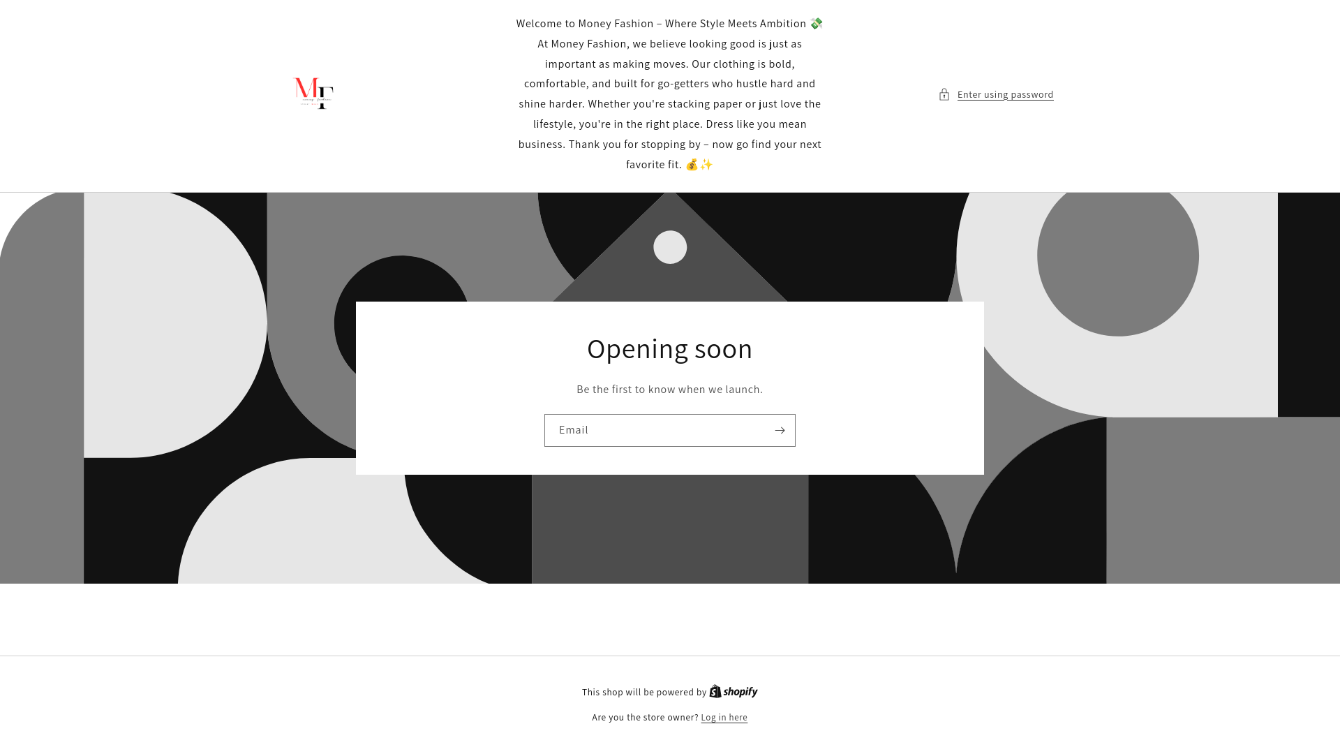 website screenshot of https://moneyfashion.info/