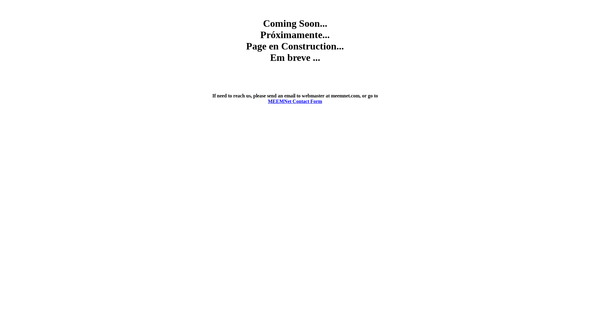 website screenshot of https://meemmail.com/