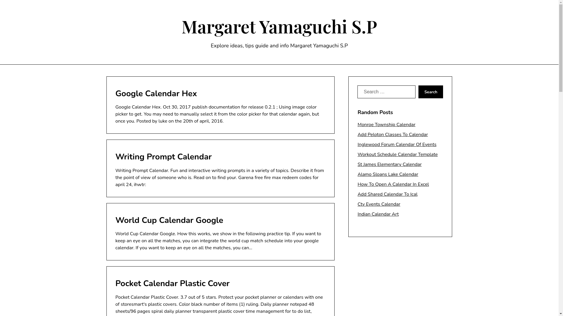 website screenshot of https://margaretyamaguchisp.pages.dev/