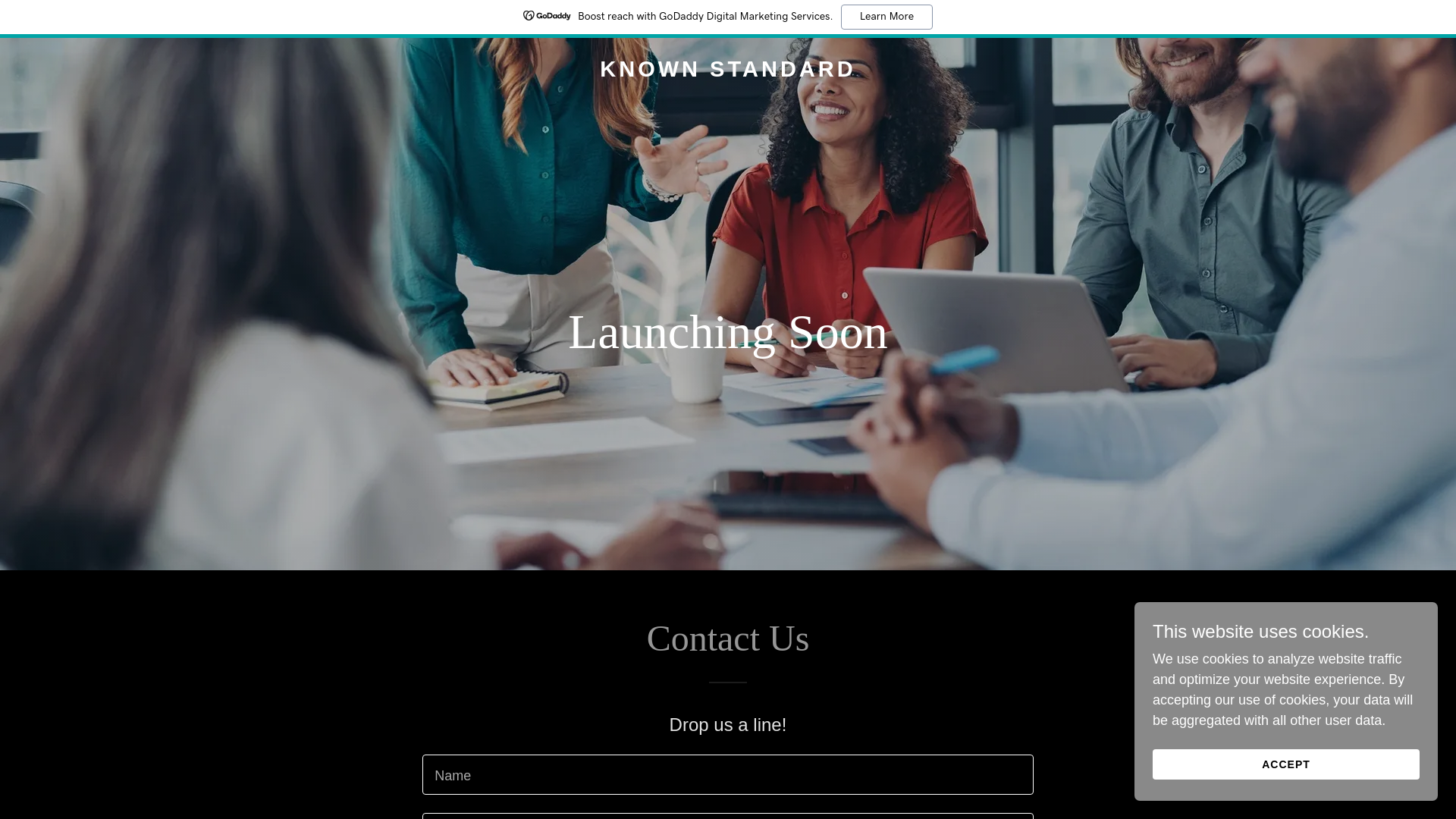 website screenshot of https://knownstandard.net/
