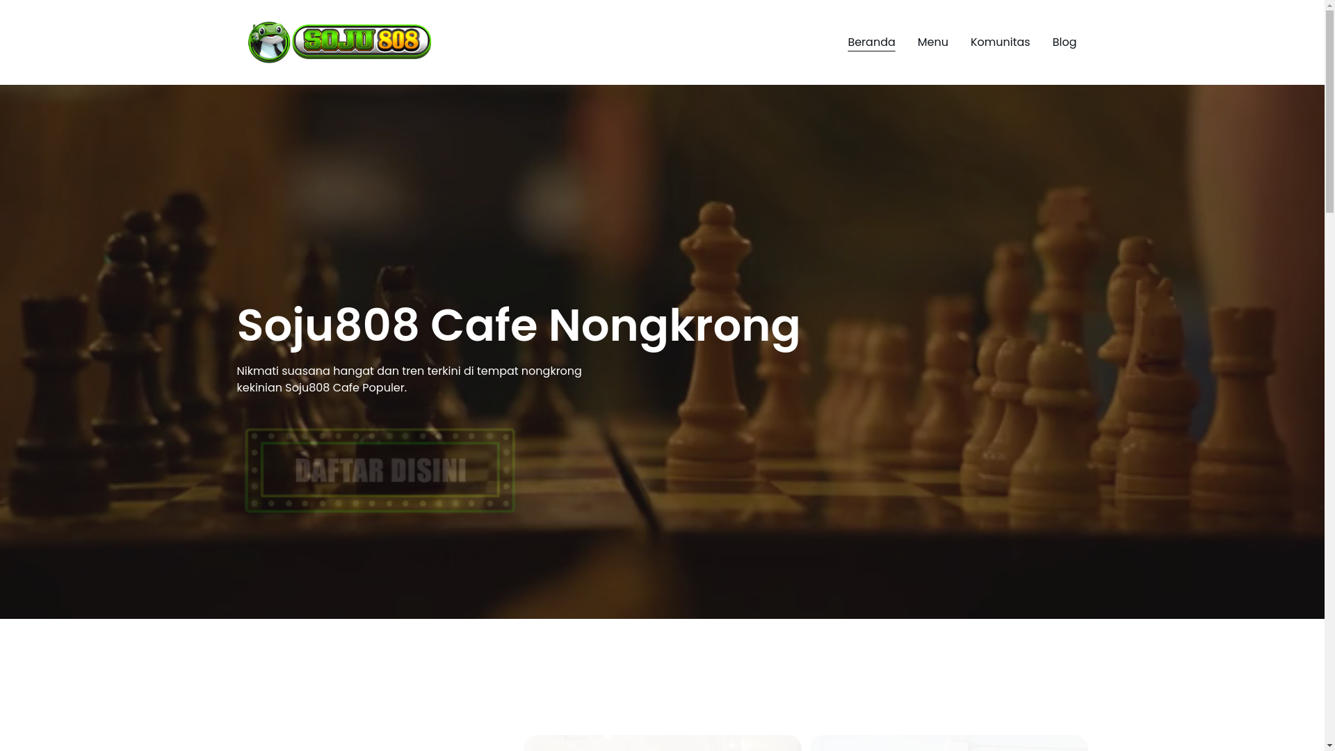 website screenshot of https://soju808cafe.com/