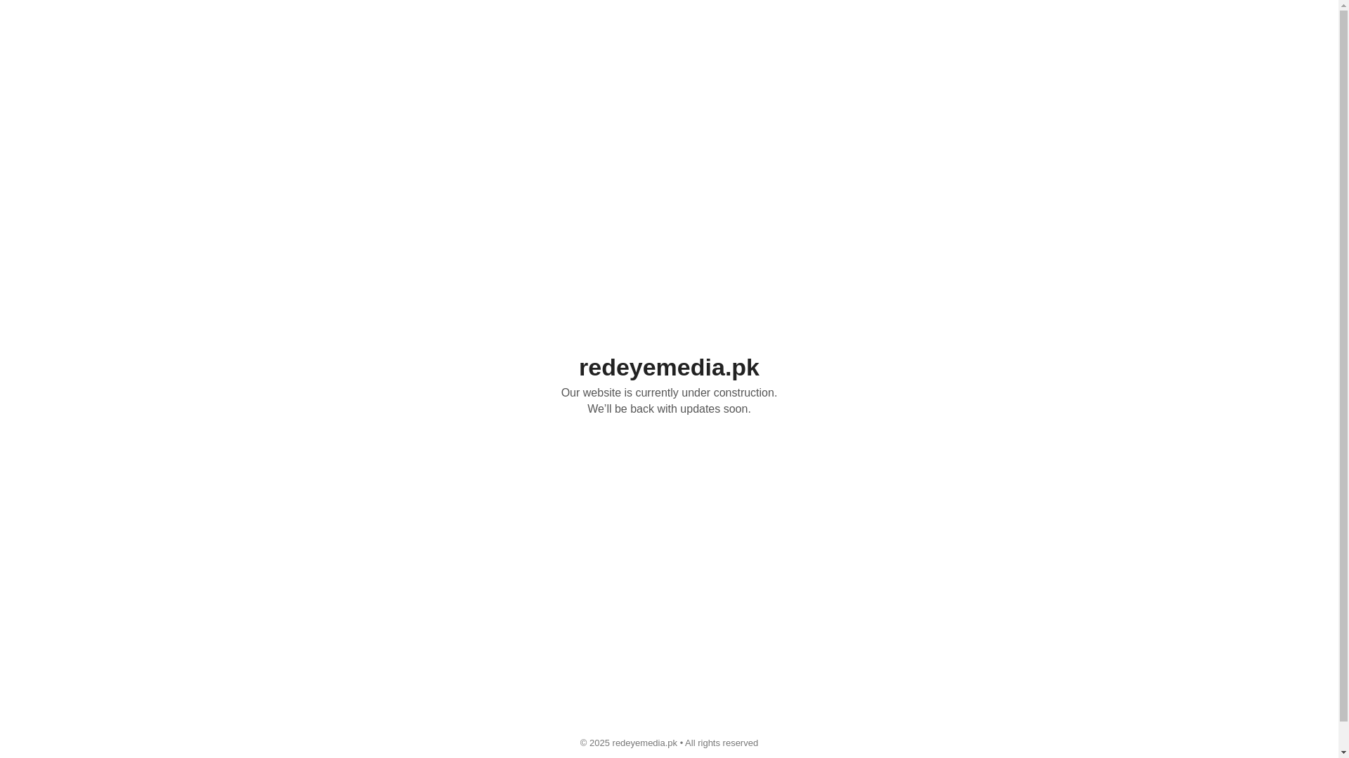 website screenshot of https://redeyemedia.pk/