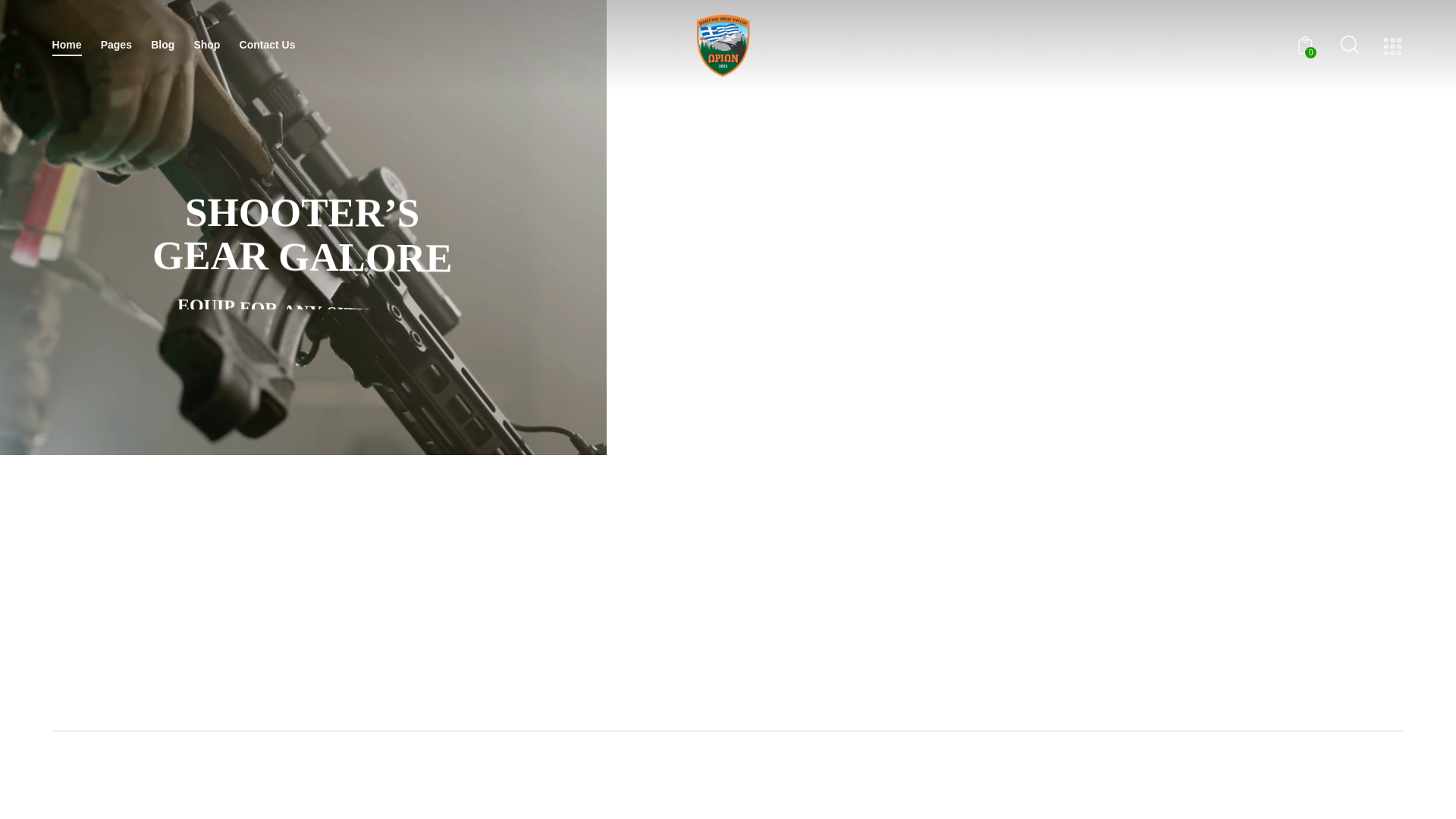 website screenshot of https://orionshootingclub.gr/