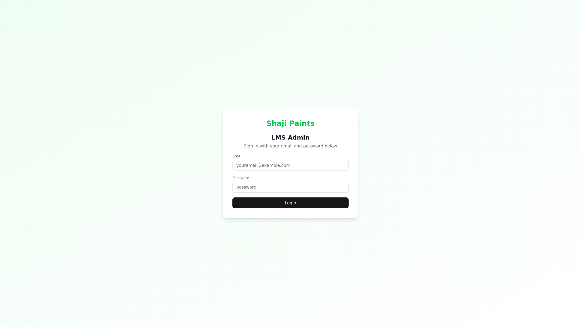 website screenshot of https://lms-admin-v2-au5.pages.dev/