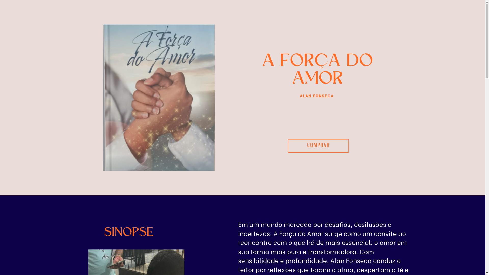 website screenshot of https://alanfonsecaautor.com.br/