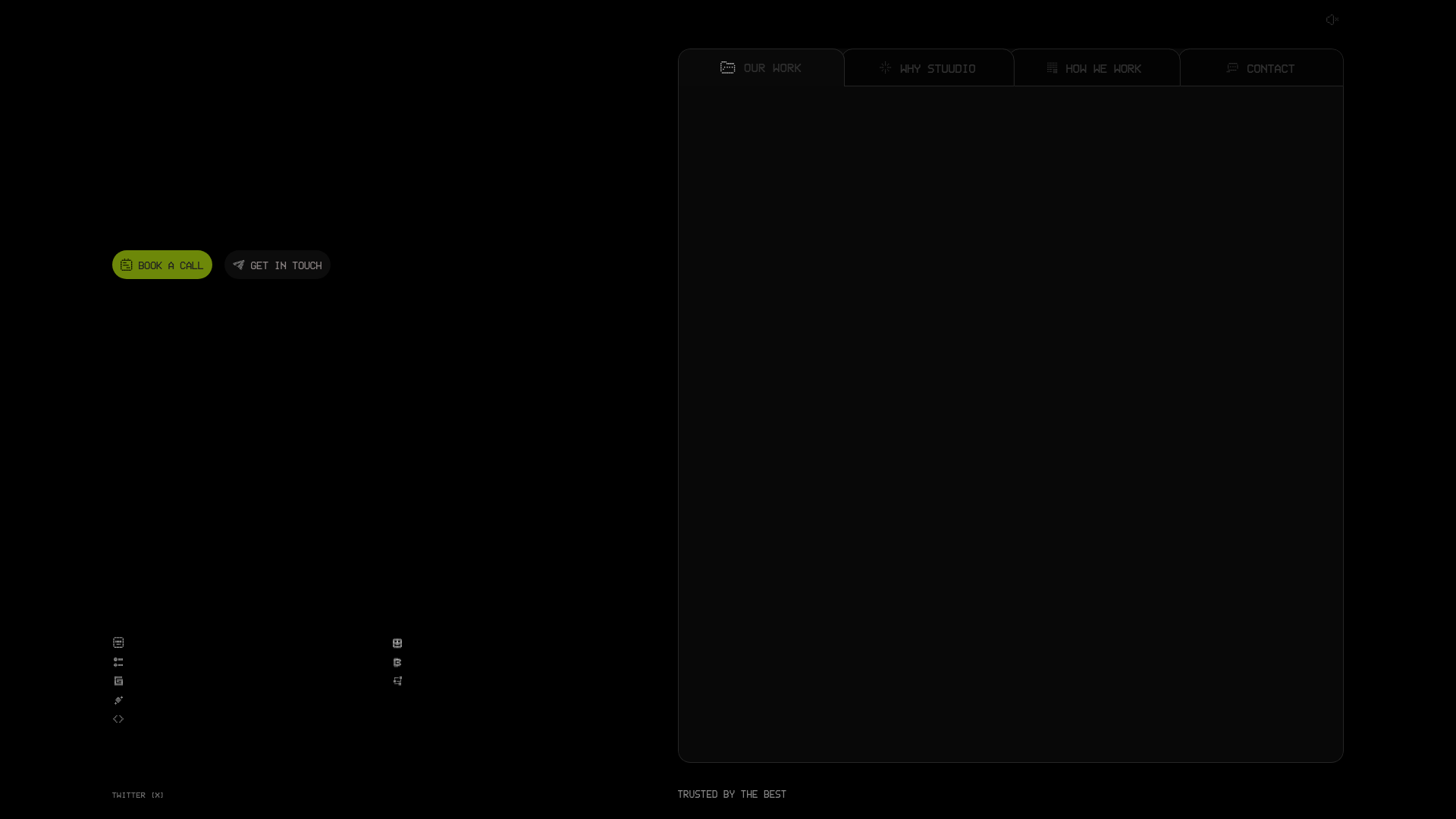 website screenshot of https://teamstuudio.com