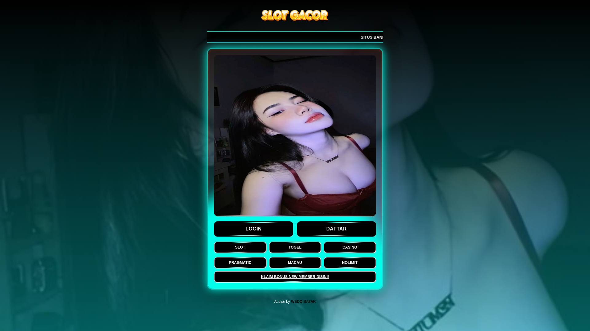 website screenshot of https://cnnslot-batak.pages.dev/