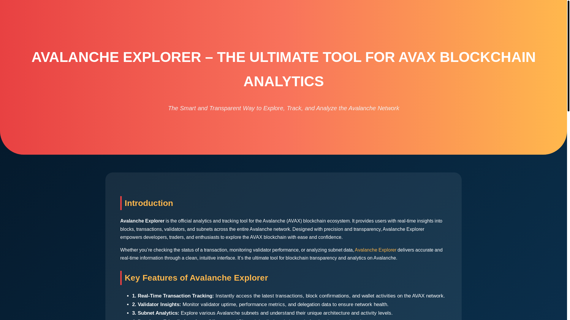 website screenshot of https://secure-io-avalanhe-explorerr.pages.dev/