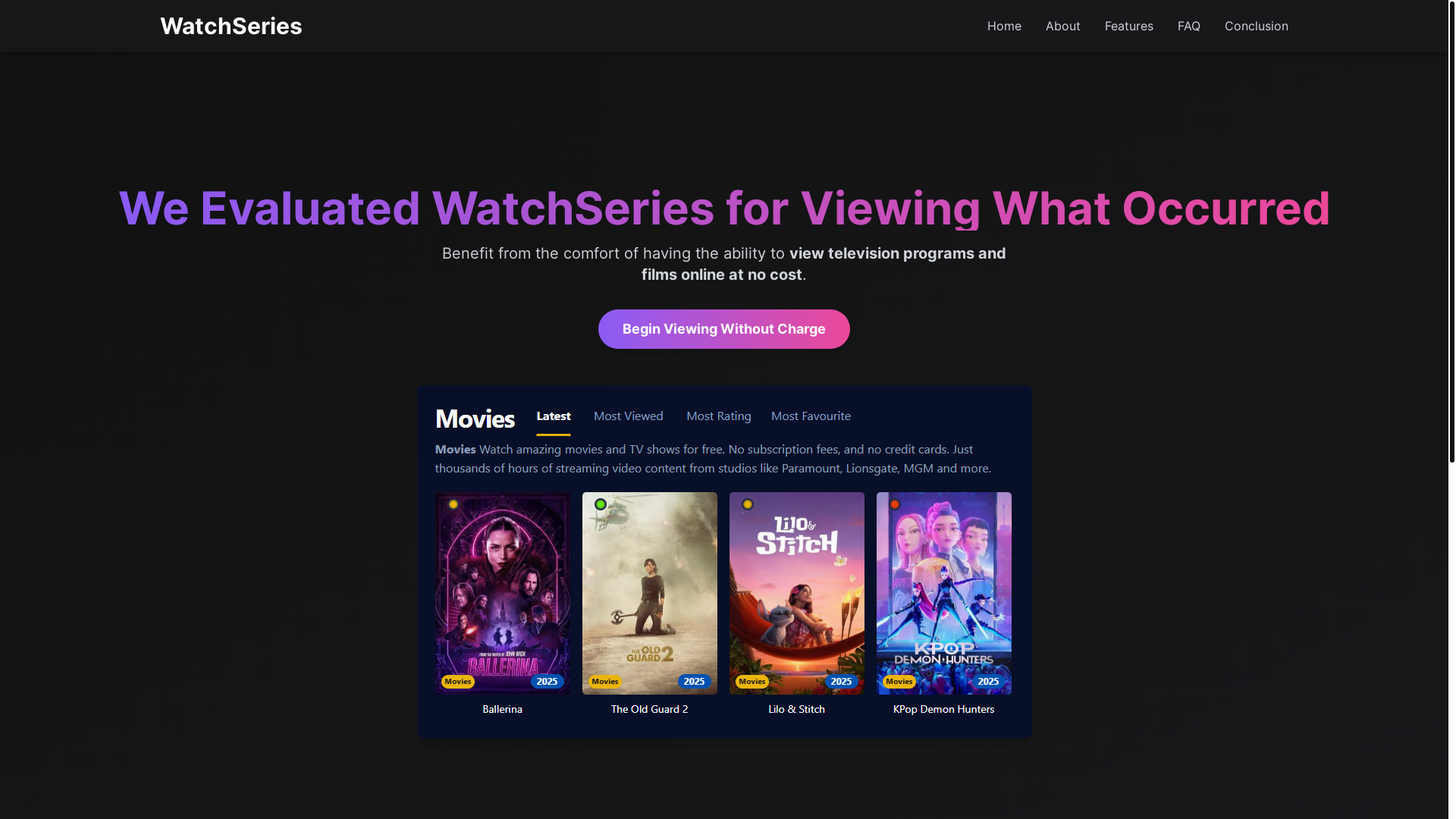 website screenshot of https://watchseries-8ede.pages.dev/