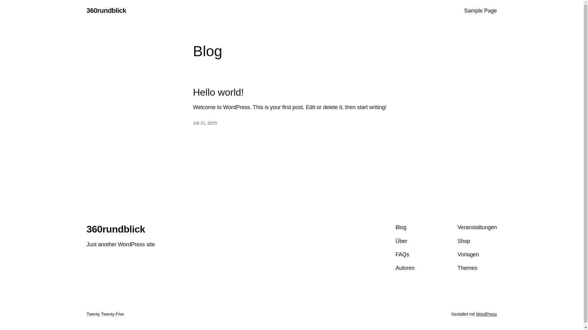 website screenshot of https://360rundblick.at/