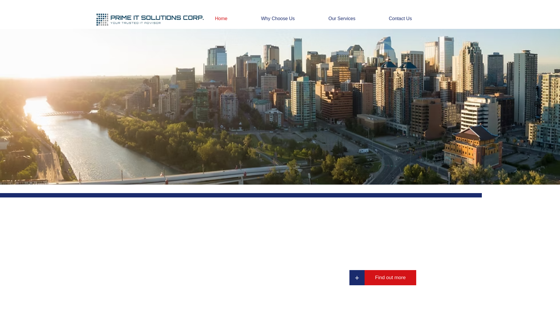 website screenshot of https://prime-it.ca/