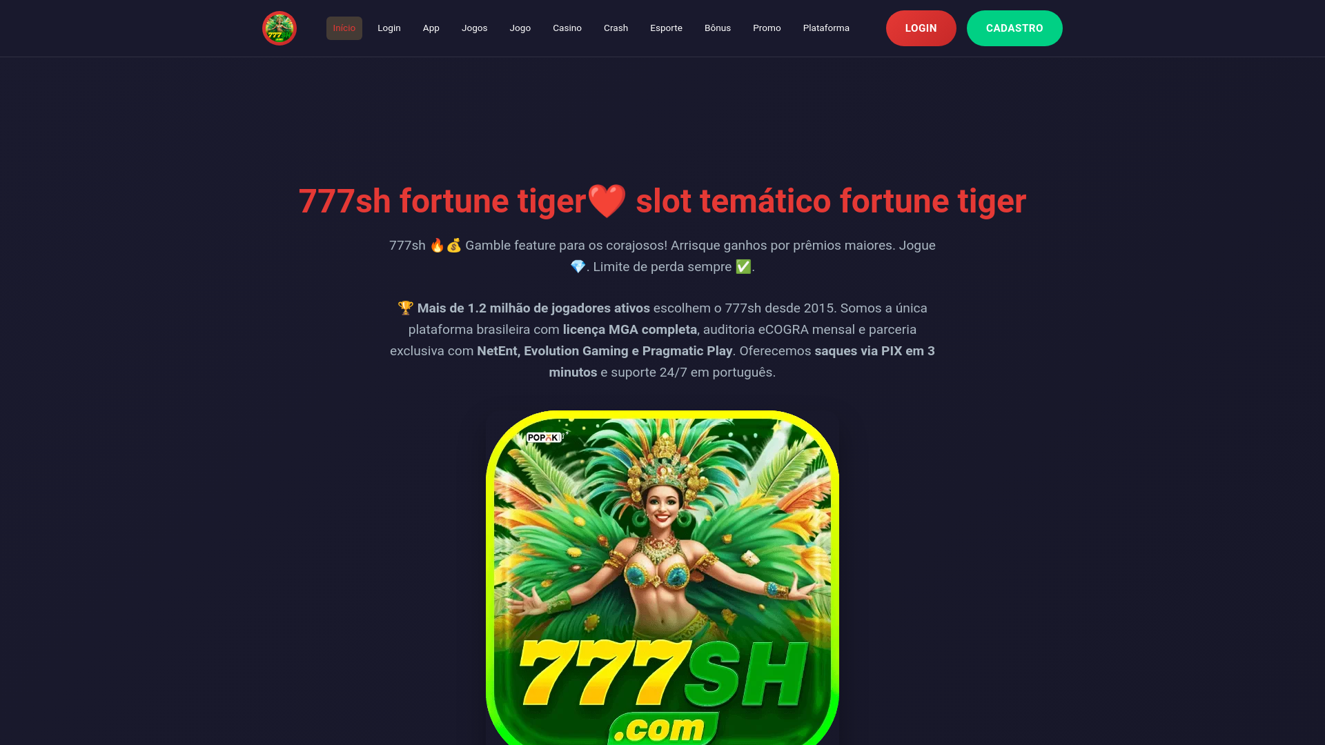 website screenshot of https://777shb2.com/
