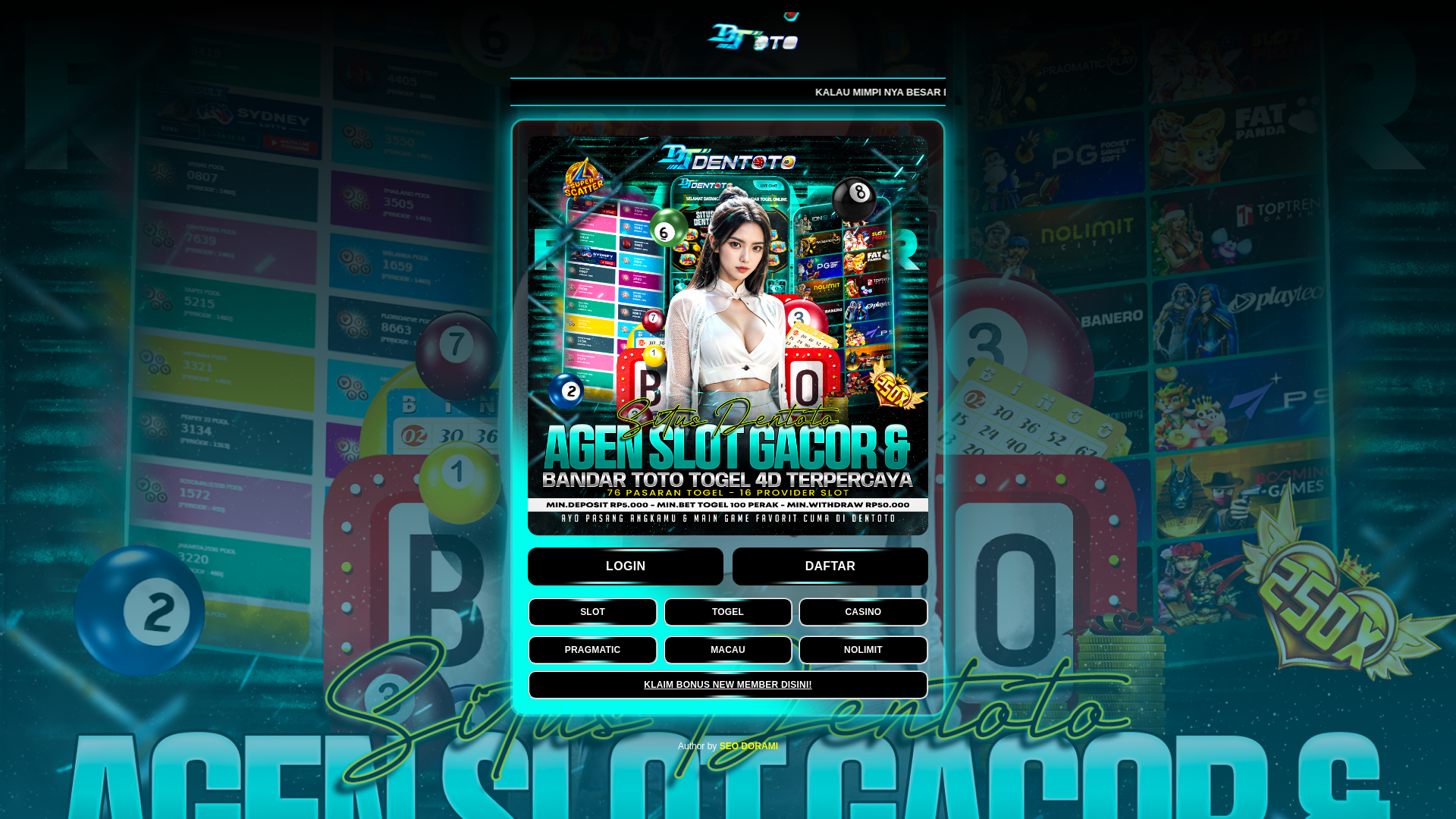 website screenshot of https://ajarinsayako.pages.dev/