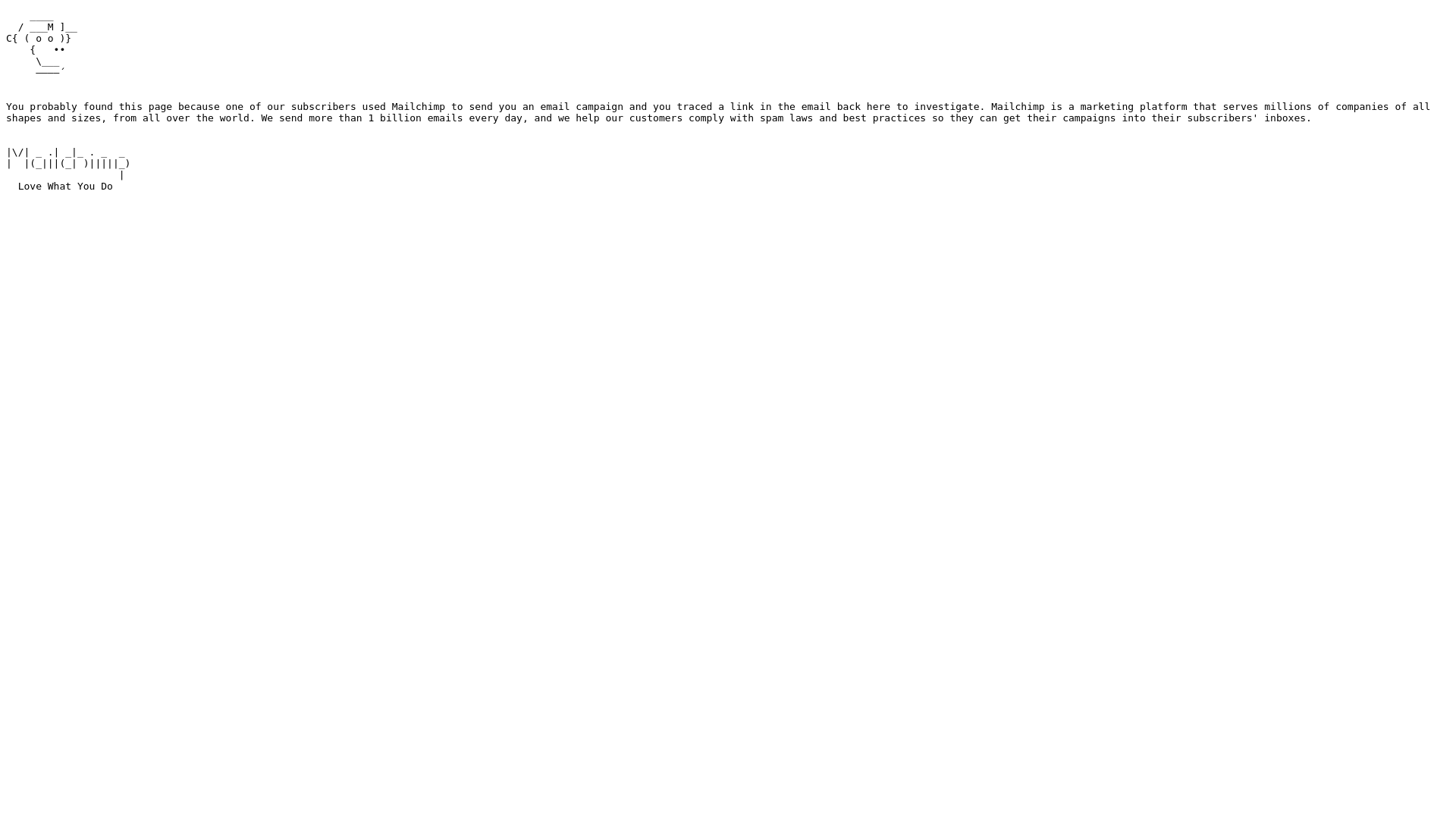 website screenshot of https://kg2.us4.list-manage.com/