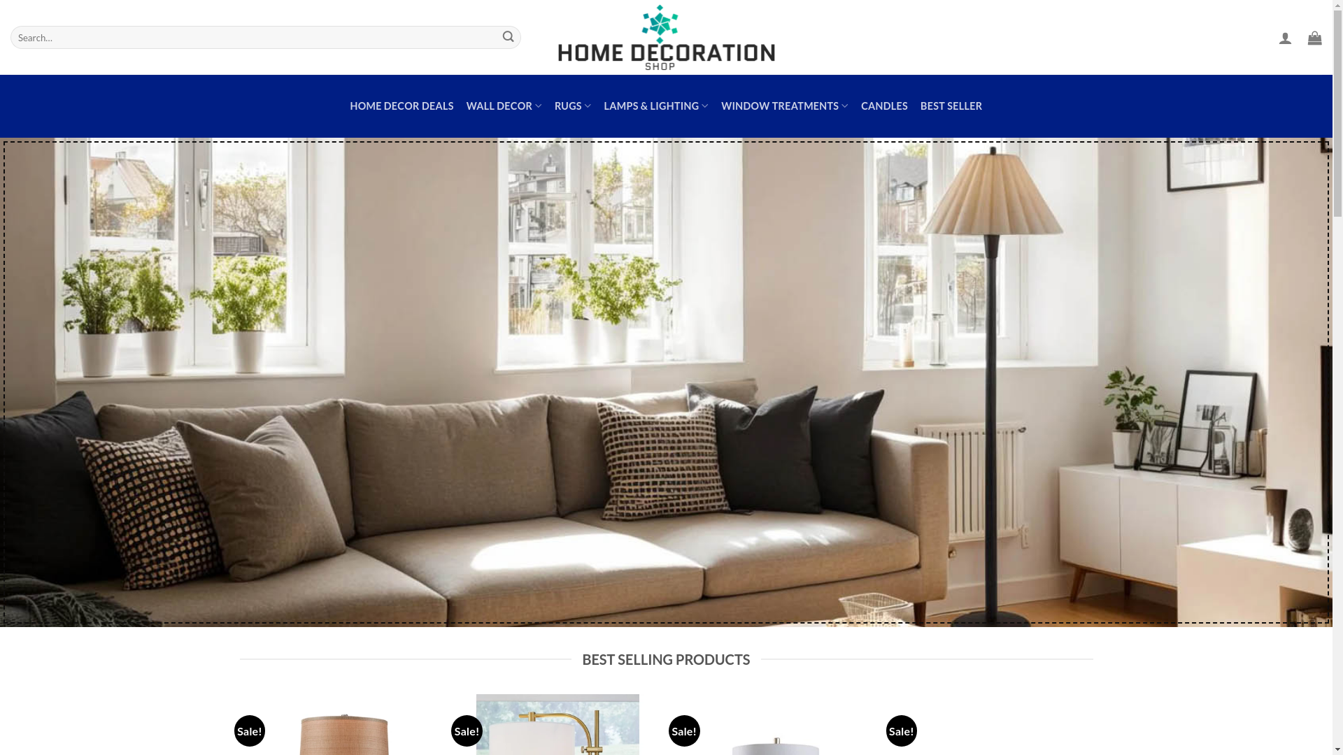 website screenshot of https://vibelivingdecor.com/