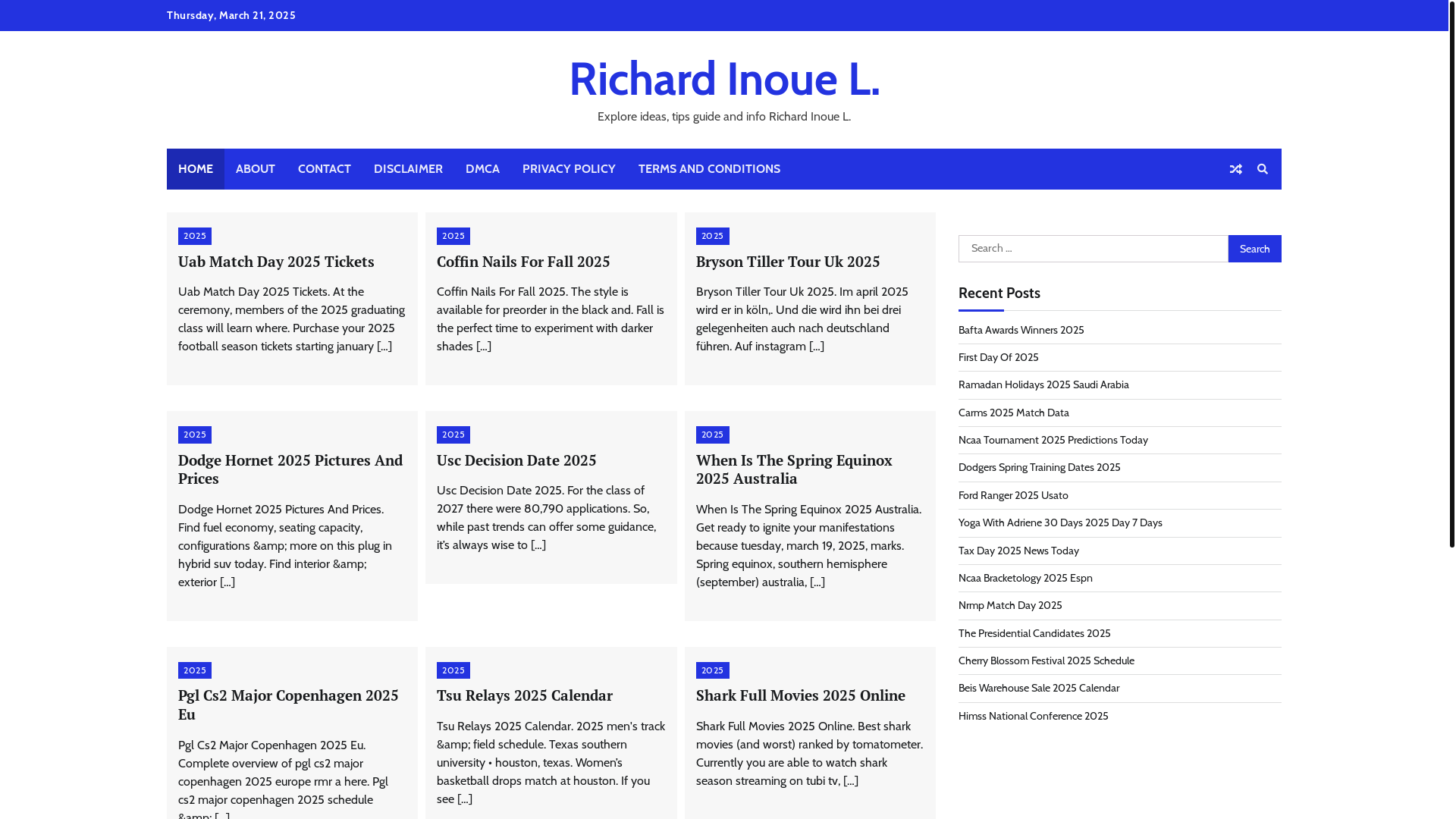 website screenshot of https://richardinouel.pages.dev/
