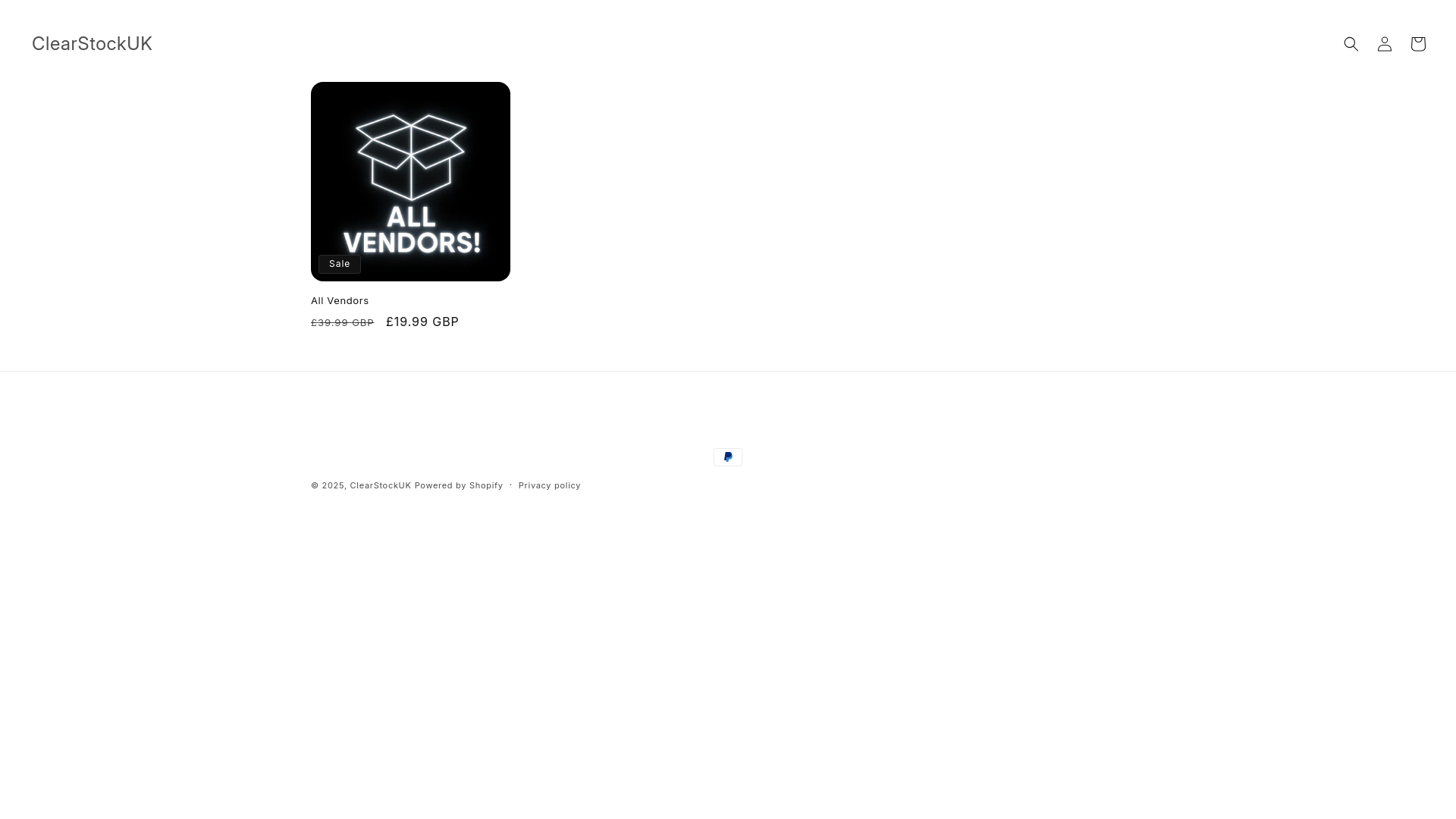 website screenshot of https://clearstockuk.com/