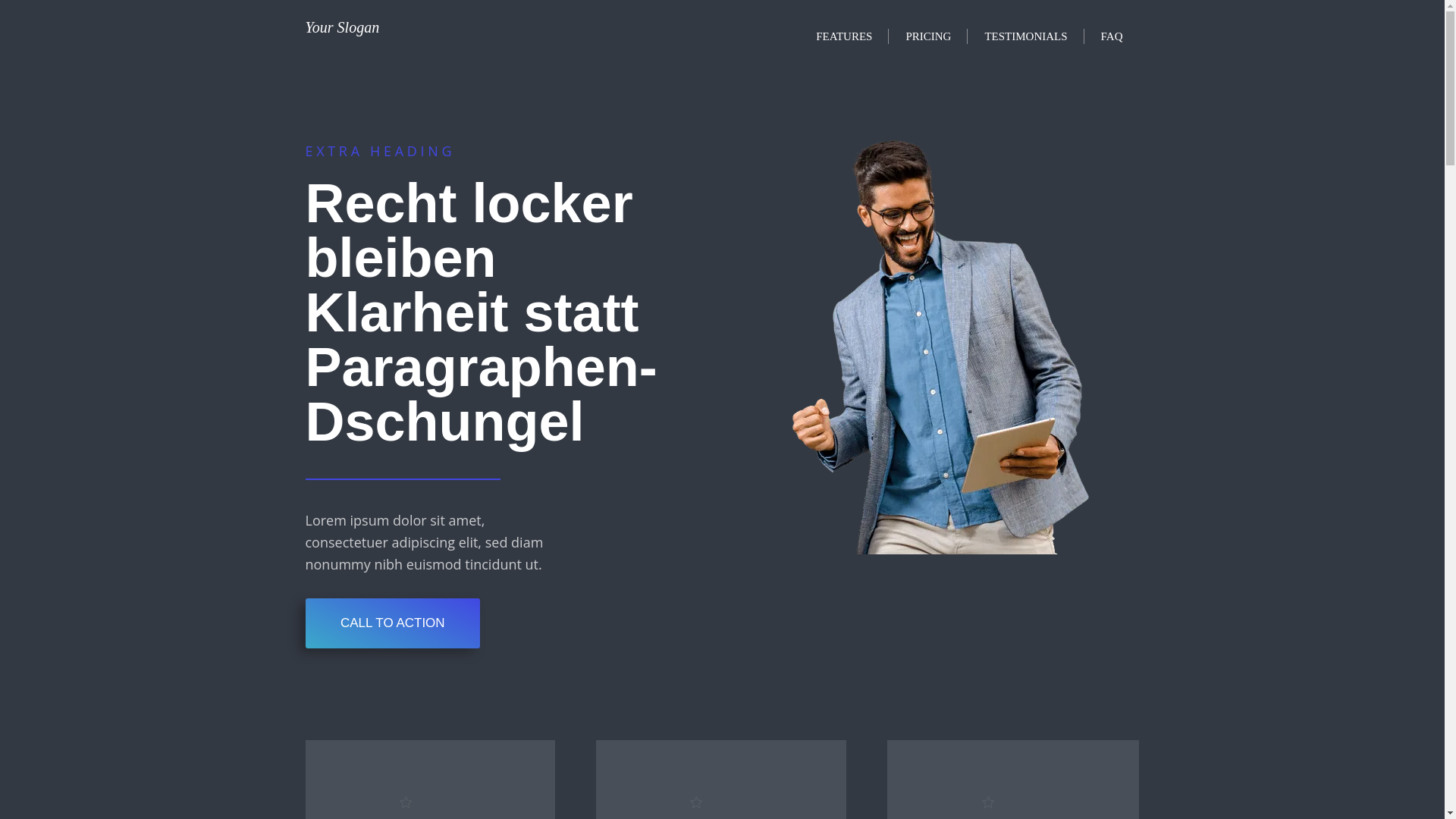 website screenshot of https://rechtlockerbleiben.de/