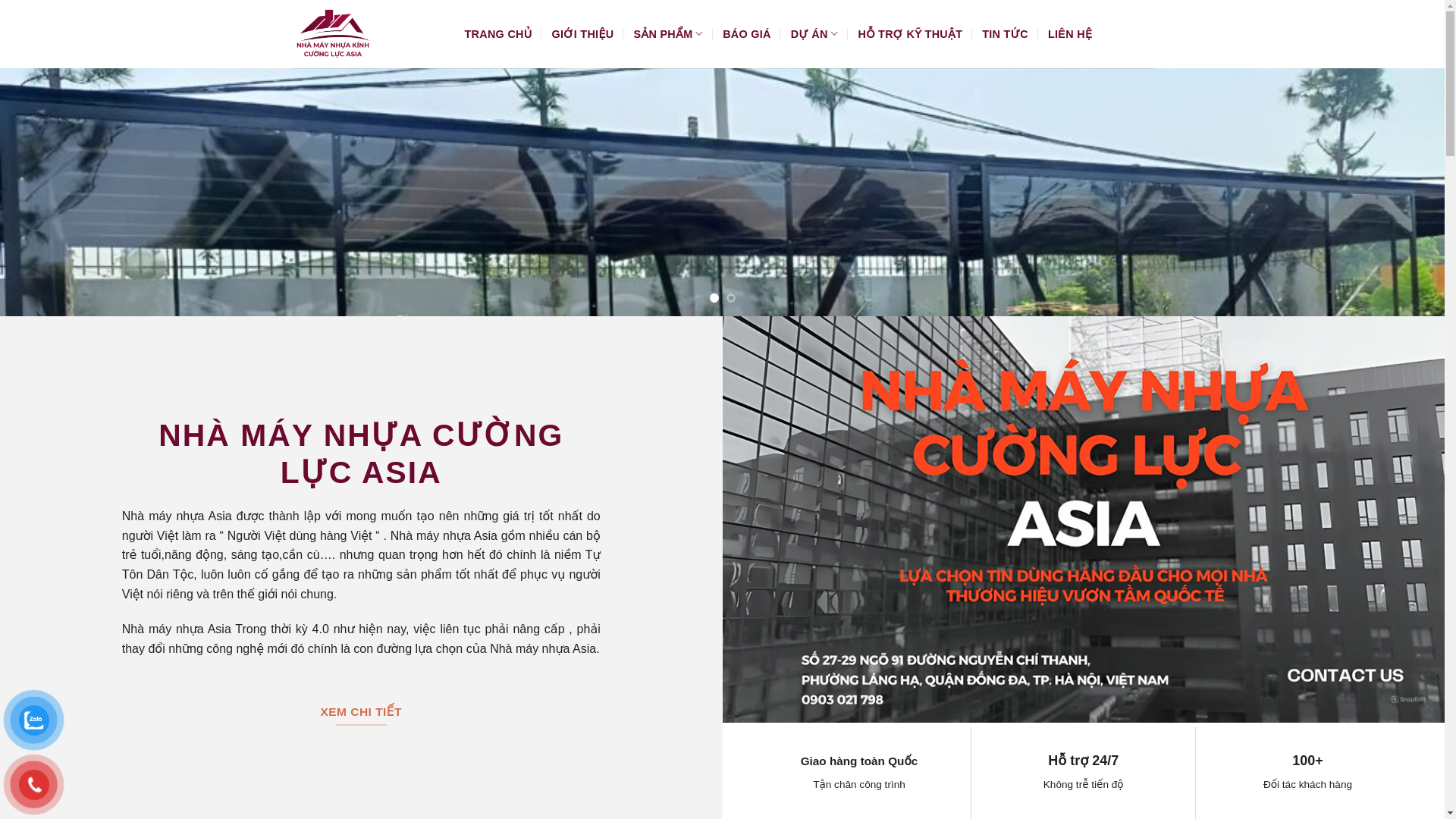 website screenshot of https://nhamaynhuaasia.com.vn/