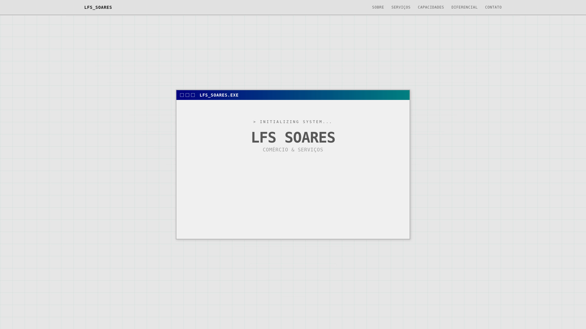 website screenshot of https://lfssoarescomercioeservicos.online/