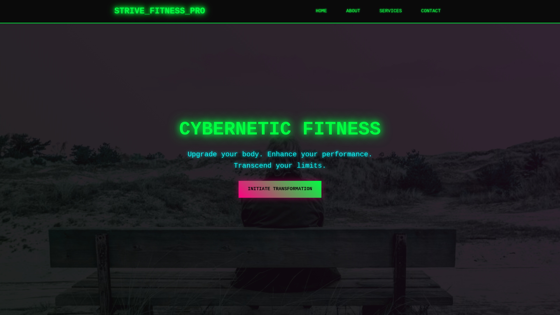website screenshot of https://striveforfitnesspro.click/