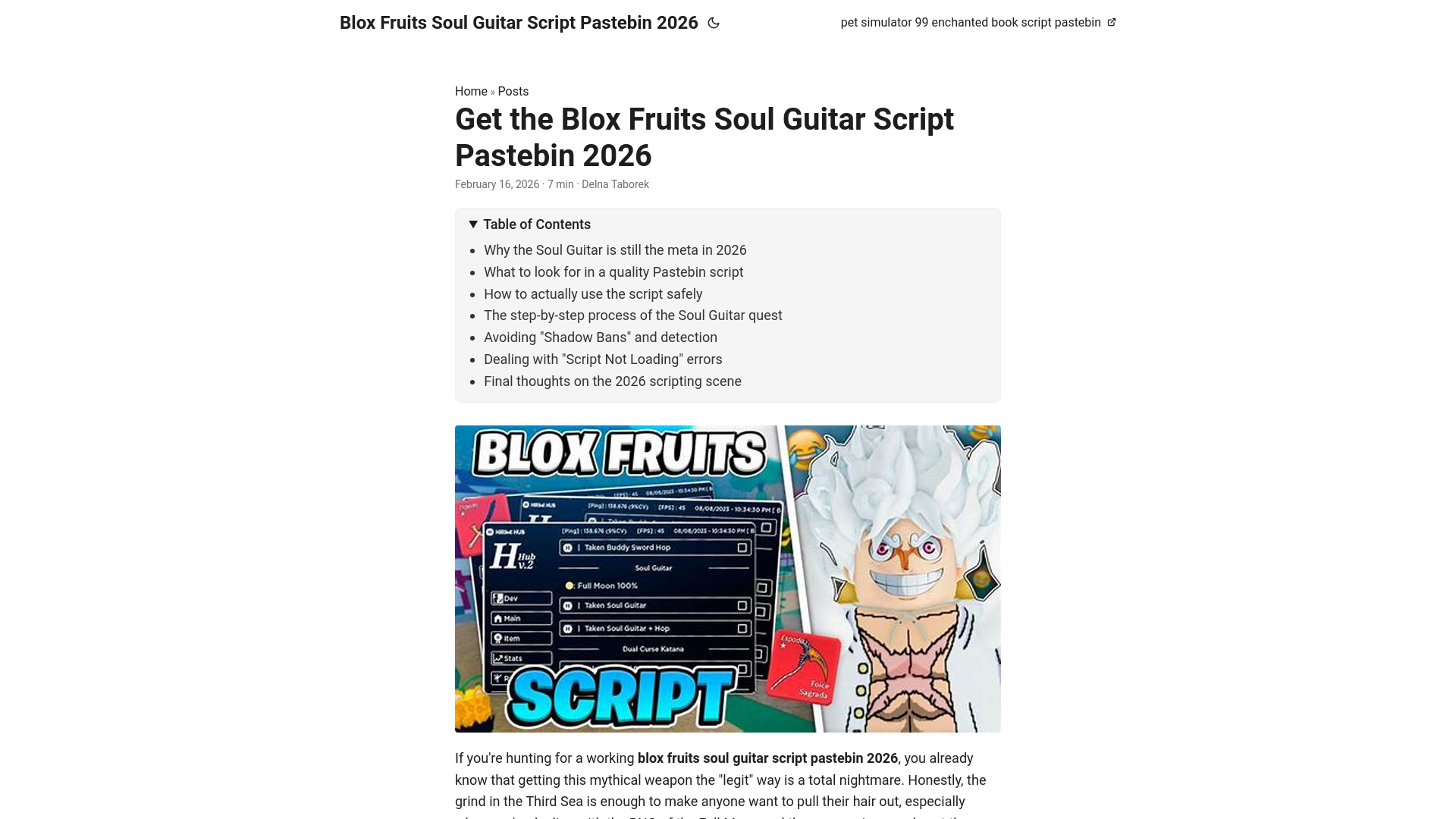 website screenshot of https://blox-fruits-soul-guitar-script-pastebin-2026.pages.dev/
