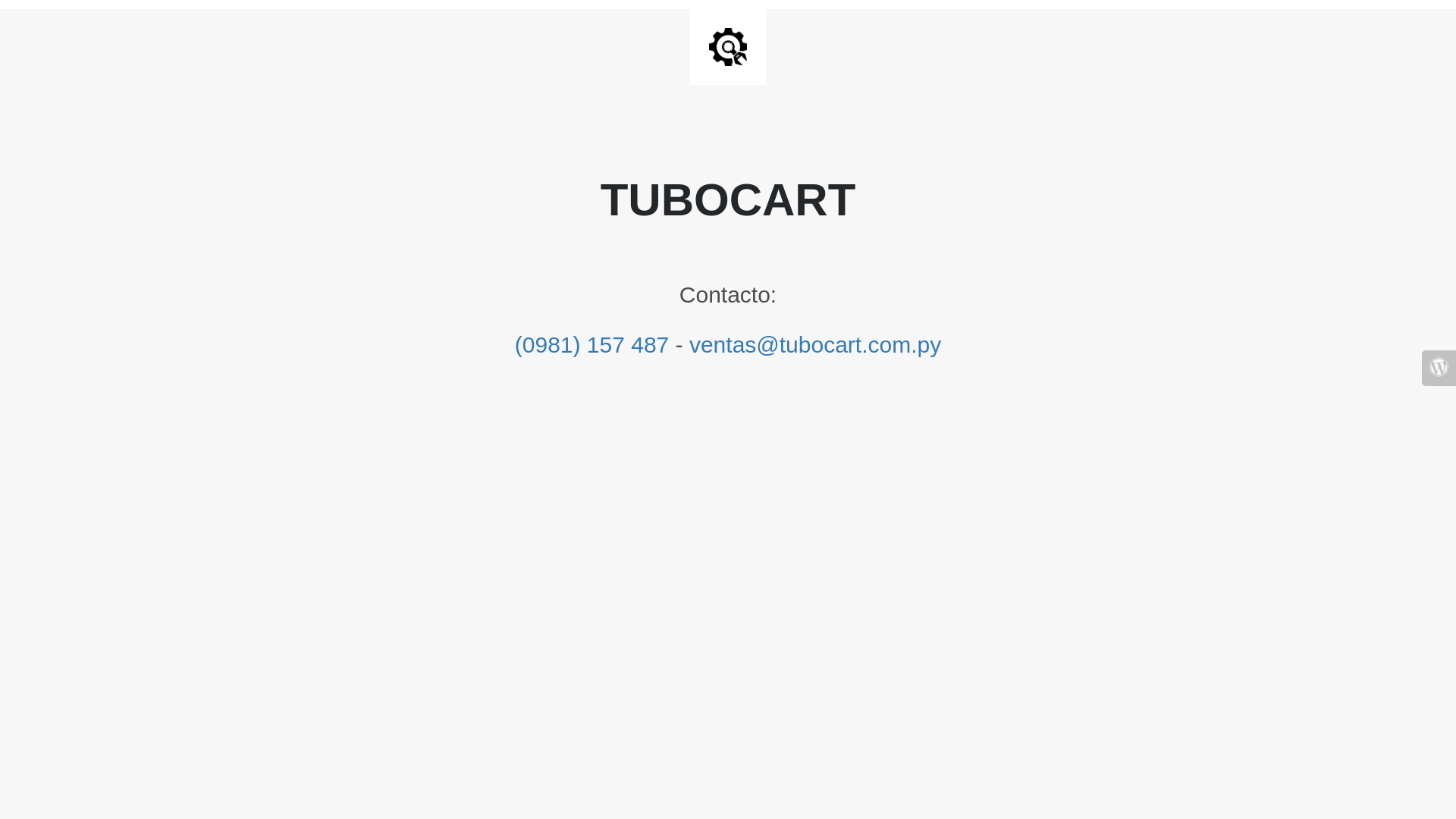 website screenshot of https://tubocart.com.py/