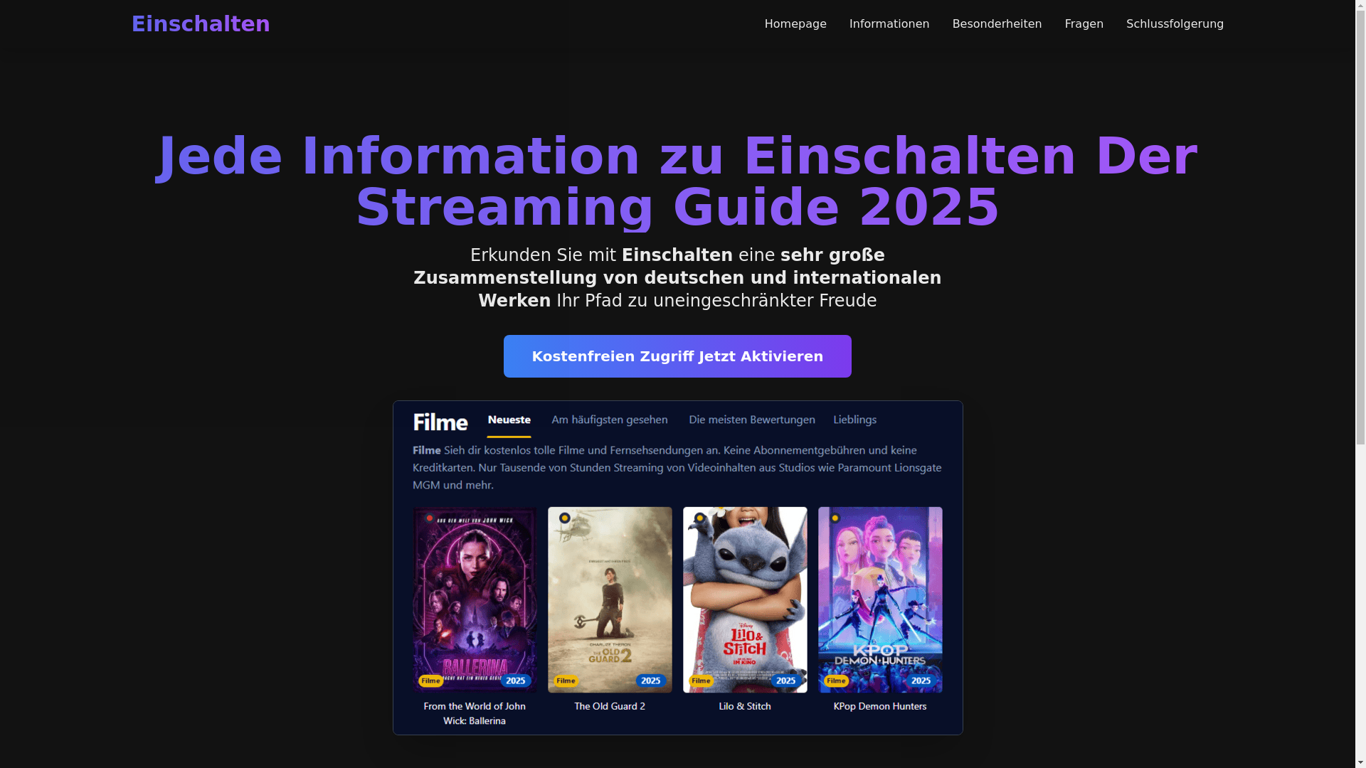 website screenshot of https://einschalten-egda.pages.dev/