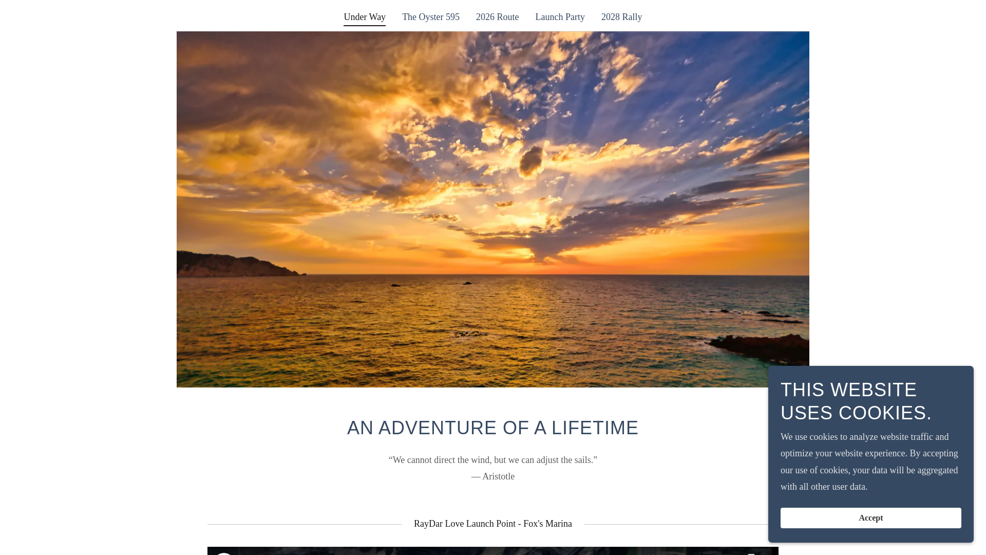 website screenshot of https://raydarlove.net/