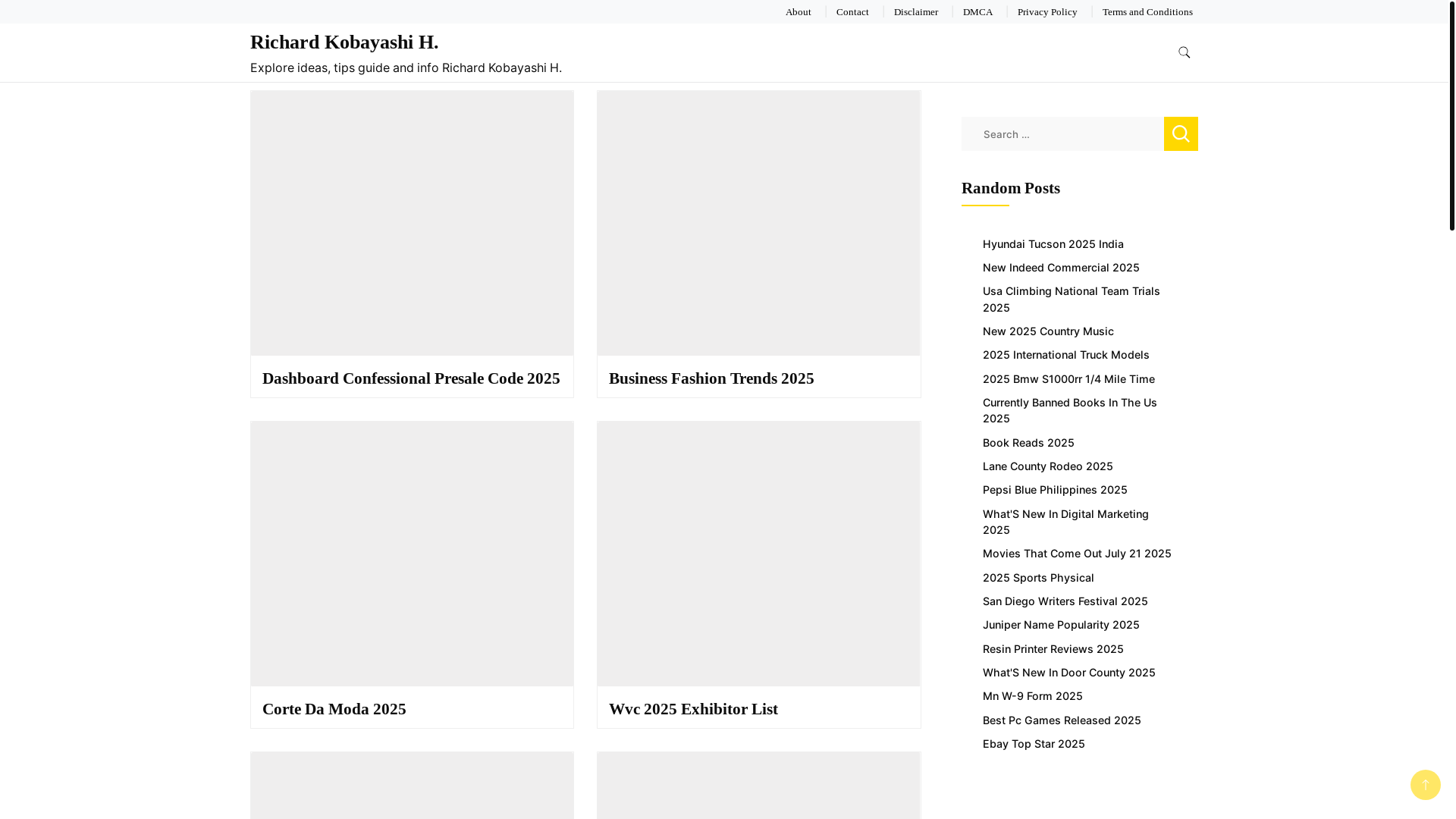 website screenshot of https://richardkobayashih.pages.dev/