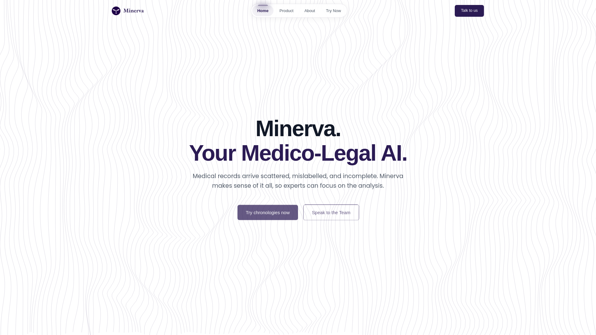 website screenshot of https://minerva-labs.ai/