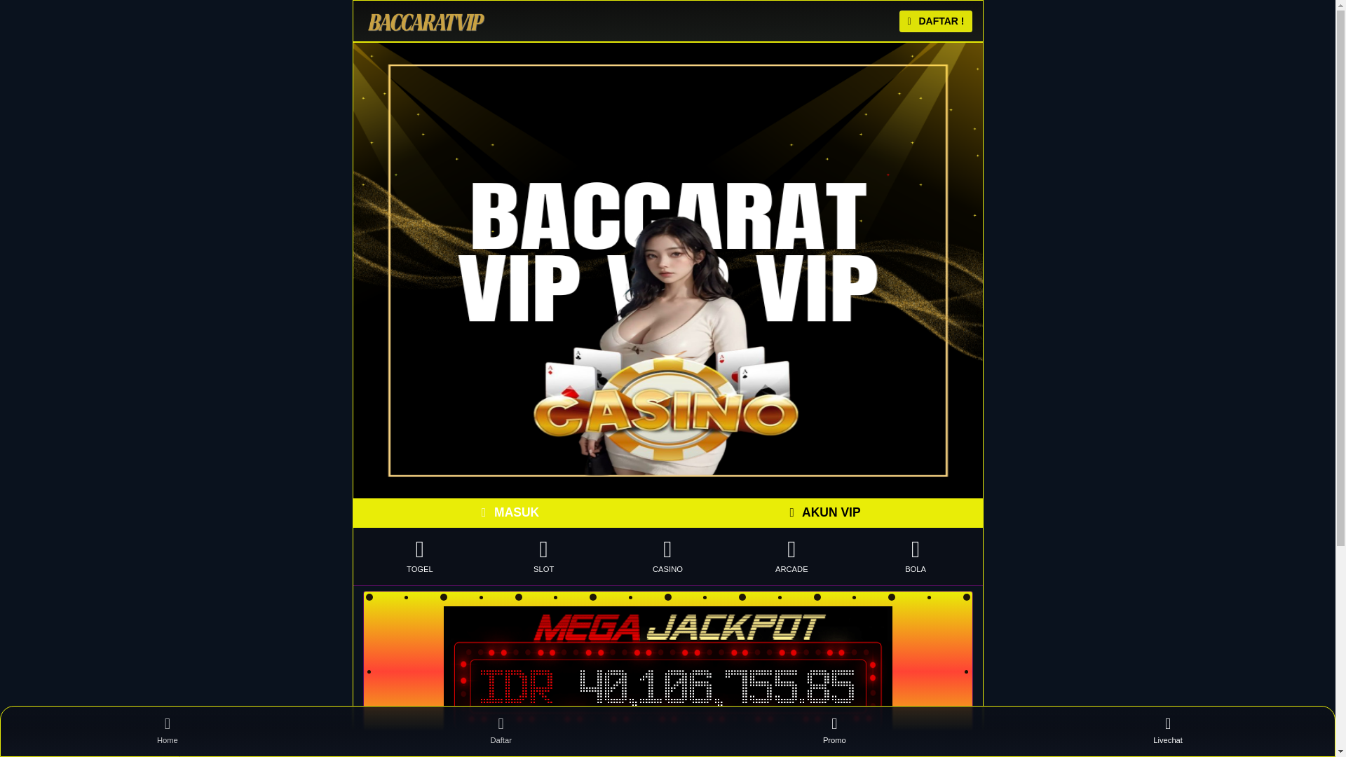website screenshot of https://baccaratvip.pages.dev/