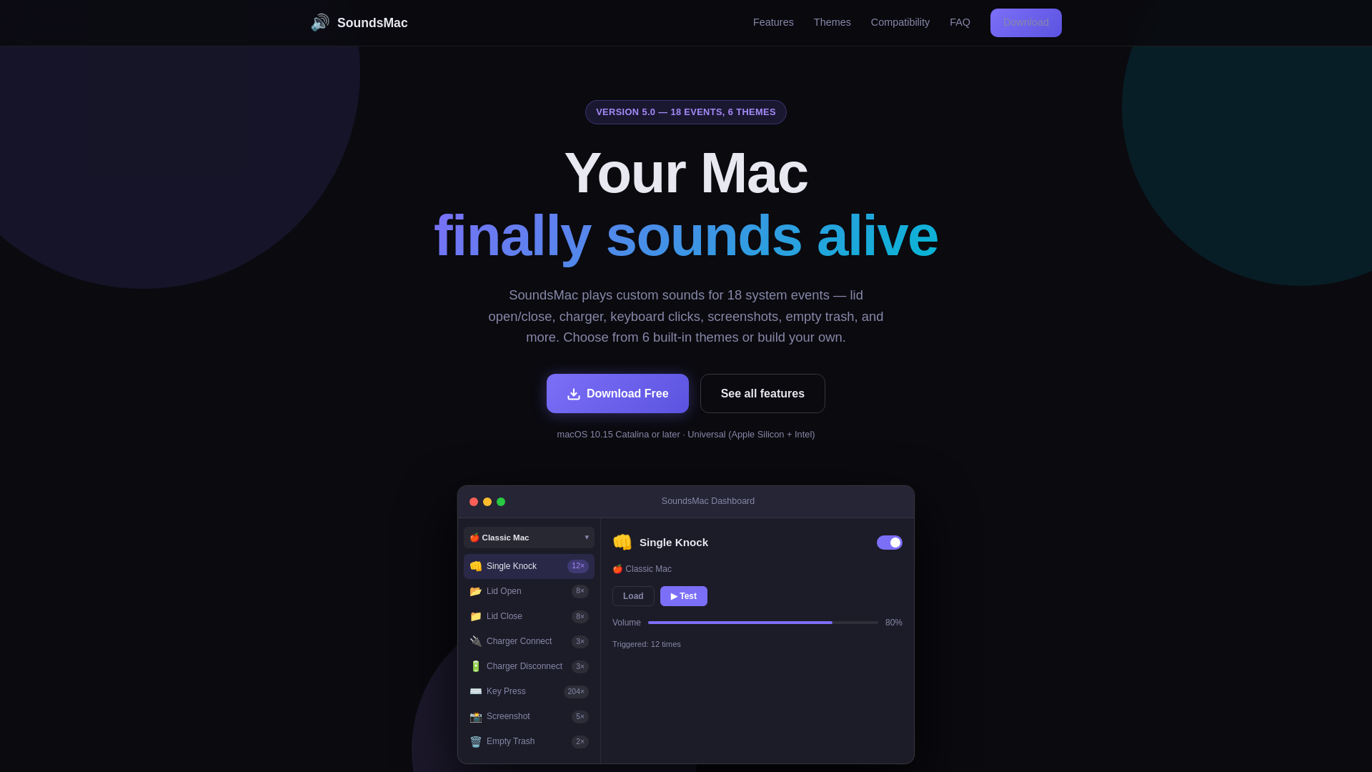 website screenshot of https://soundsmac-website.pages.dev/