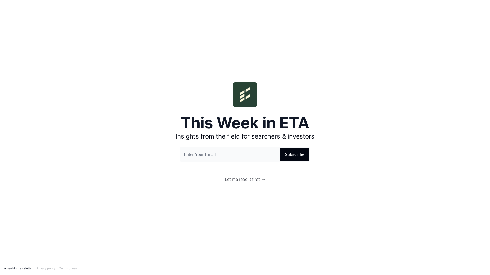 website screenshot of https://thisweekineta.com/