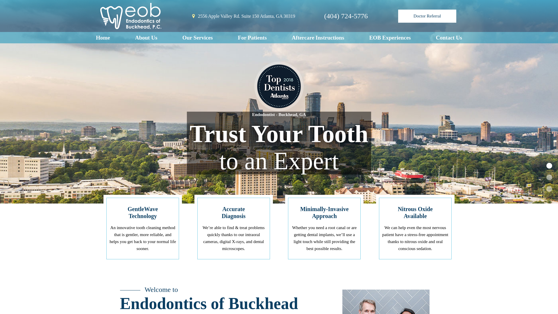 website screenshot of https://endodontics-of-buckhead.pages.dev/